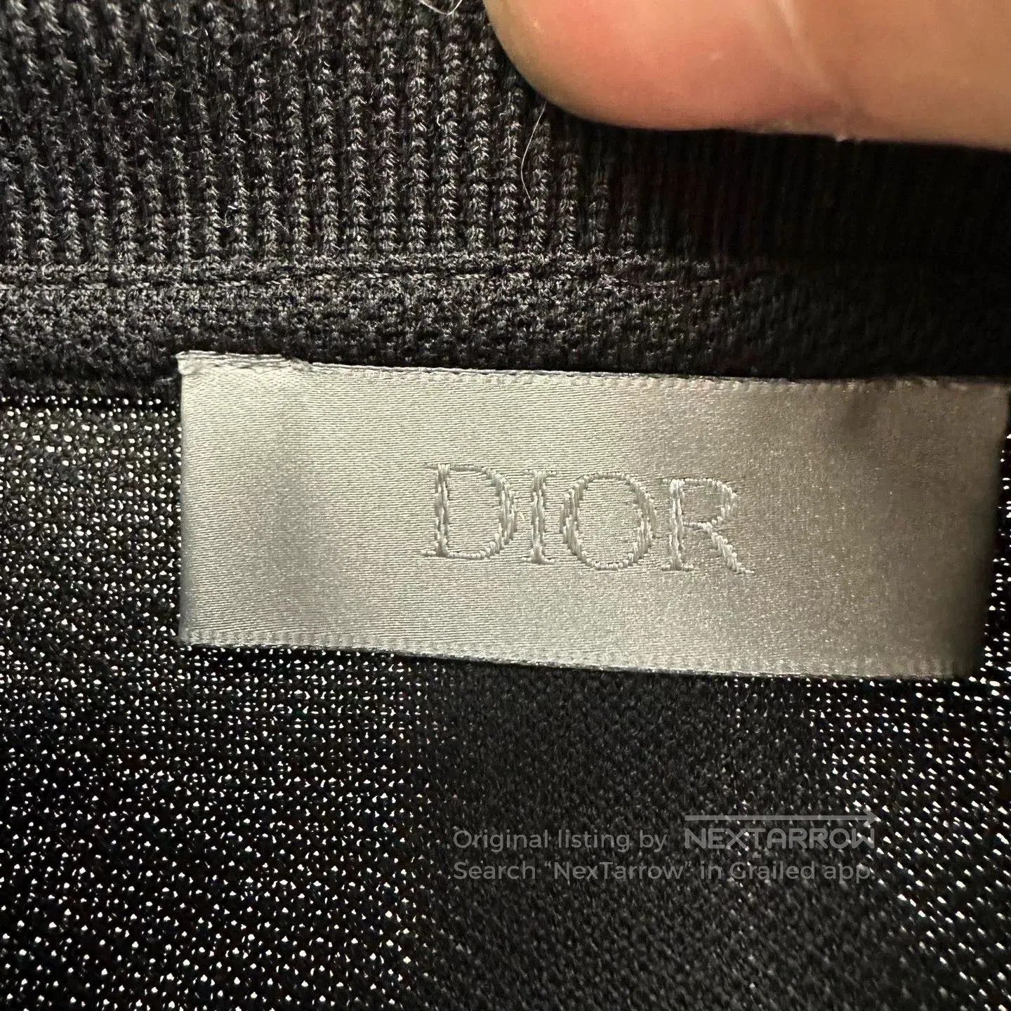 Japanese Brand DIOR x KENNY SCHARF Black Poker Print Polo Tee. Size US M / EU 48-50 / 2 - 4 Thumbnail