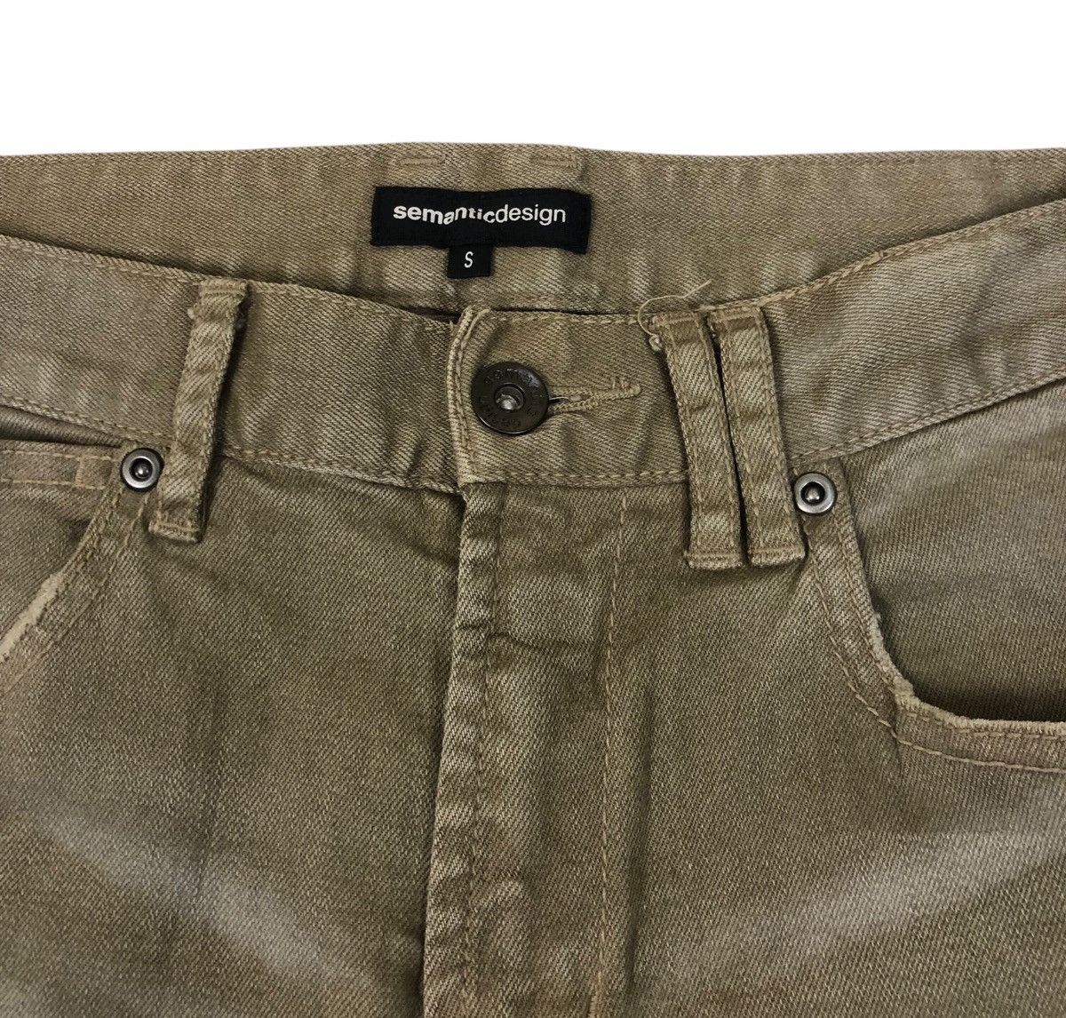 semanticdesign Semantic Design Rusty Washed Pants Size US 29 - 12 Thumbnail