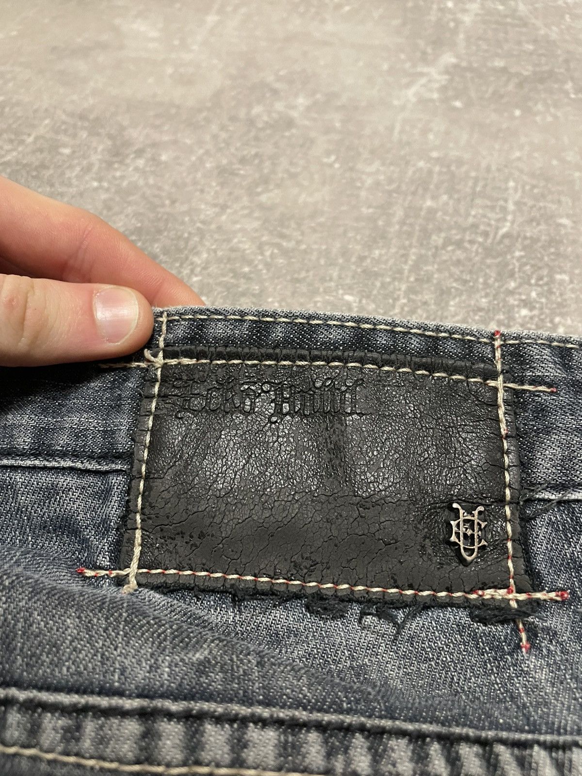 Ecko Unltd. Vintage Ecko Unlimited Buggy Distressed Rap Denim Jeans Size US 34 / EU 50 - 14 Thumbnail