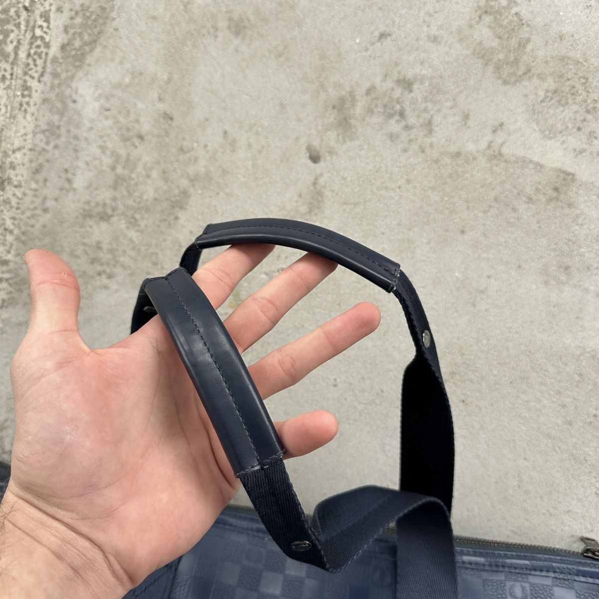 Fred Perry Vintage Fred Perry Monogram Pattern Tote Bag Blue Eco OS Size ONE SIZE - 9 Thumbnail