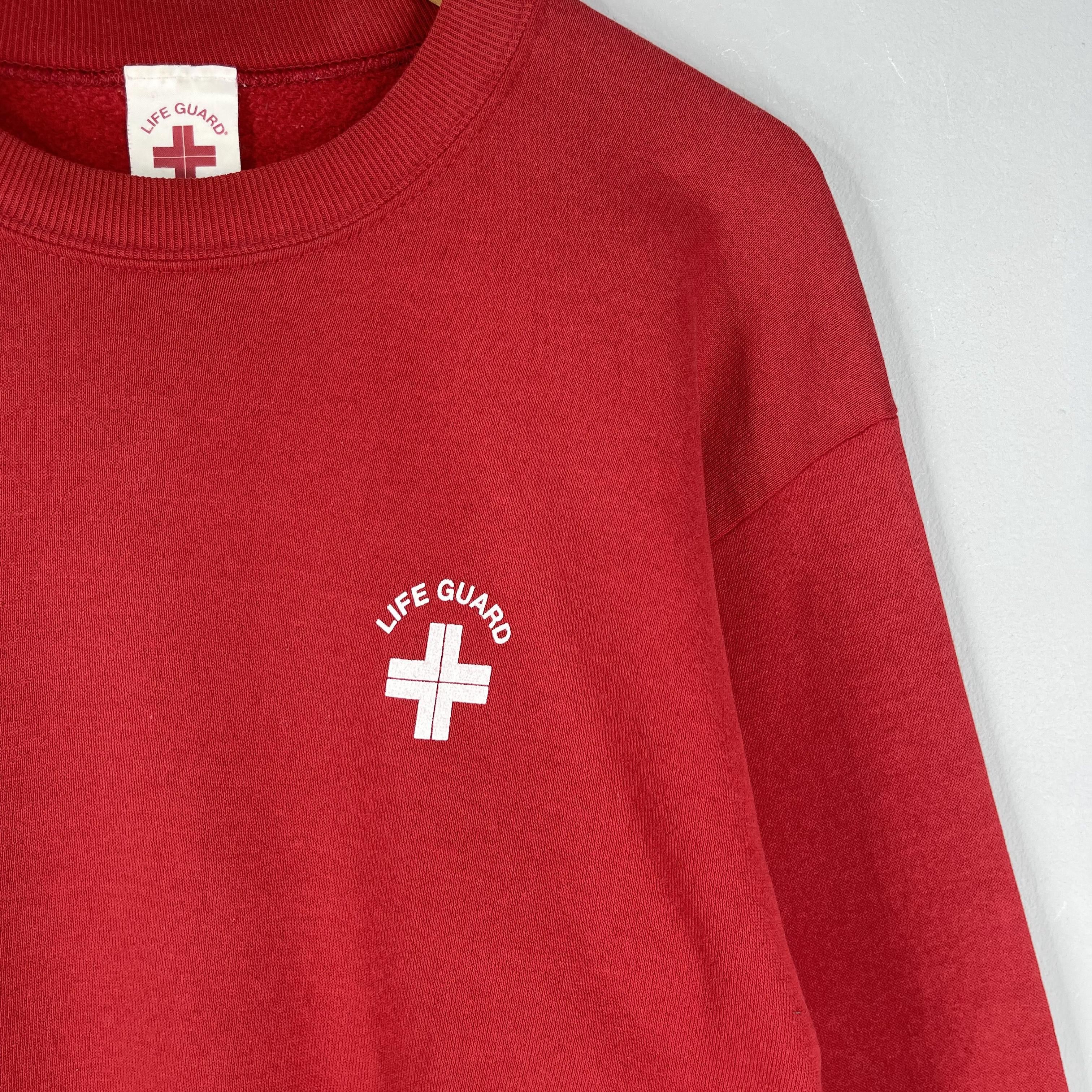 Vintage Vintage LIFE GUARD Official Licensed Spellout Sweatshirt Size US M / EU 48-50 / 2 - 5 Thumbnail