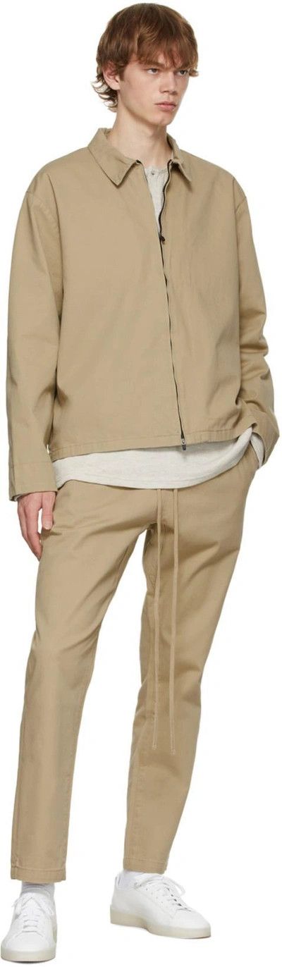 Essentials × Fear of God Fear of God Essentials Twill Jacket 'Khaki' Size US M / EU 48-50 / 2 - 1 Thumbnail