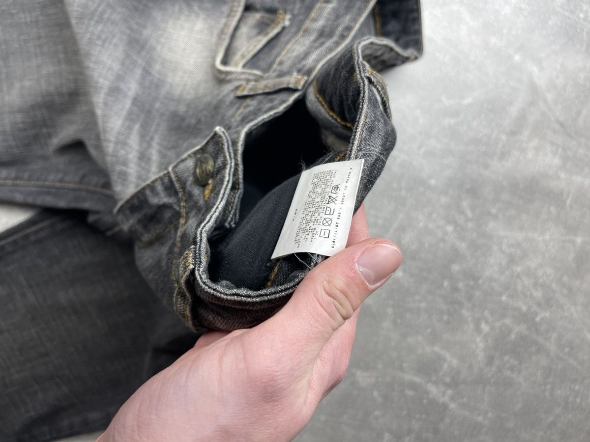 Just Cavalli × Roberto Cavalli Just Cavalli Roberto Cavalli Gray Faded Logo Flared Jeans Size 29" - 12 Thumbnail