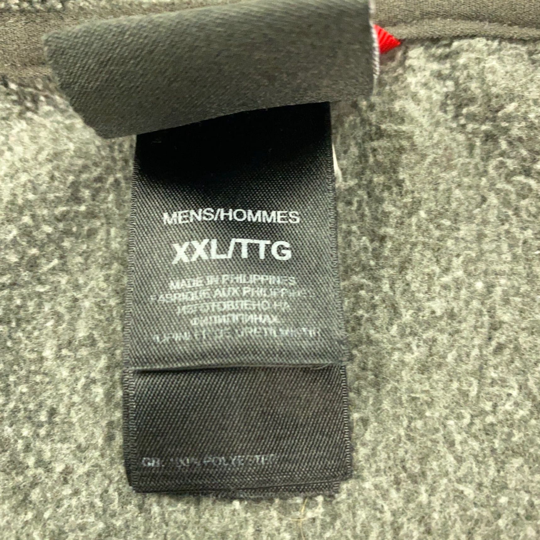 The North Face North Face Mens Gray Fleece Pullover XXL 1/4 Zip Mock Neck Embroidered Size US XXL / EU 58 / 5 - 5 Thumbnail