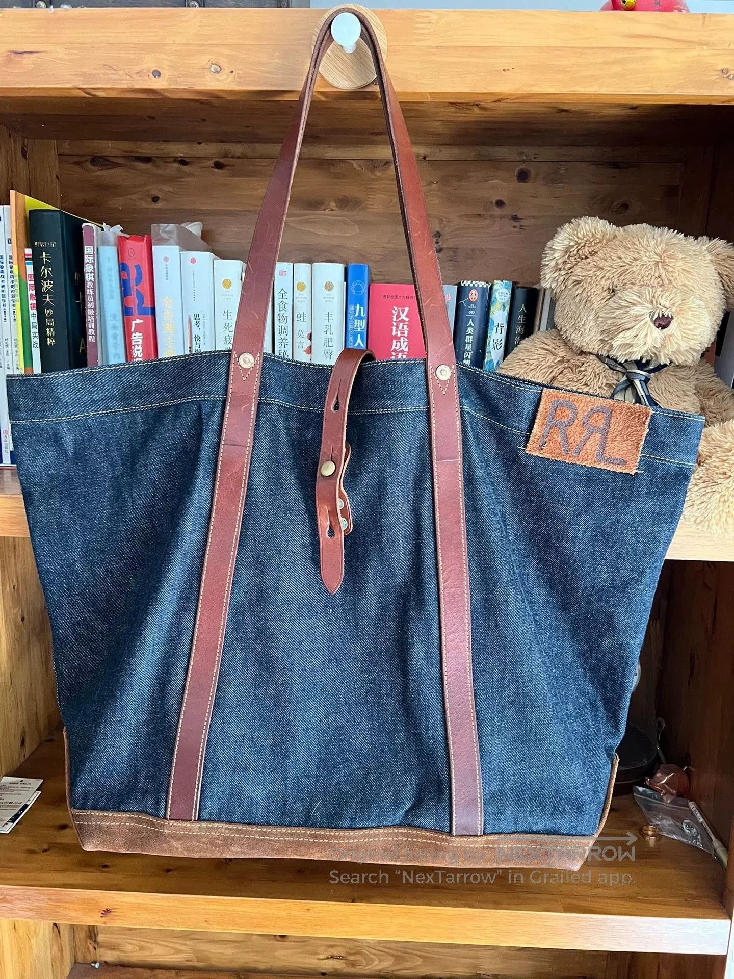 RRL Ralph Lauren RRL Double RL Denim Tote Bag. Size ONE SIZE - 1 Thumbnail