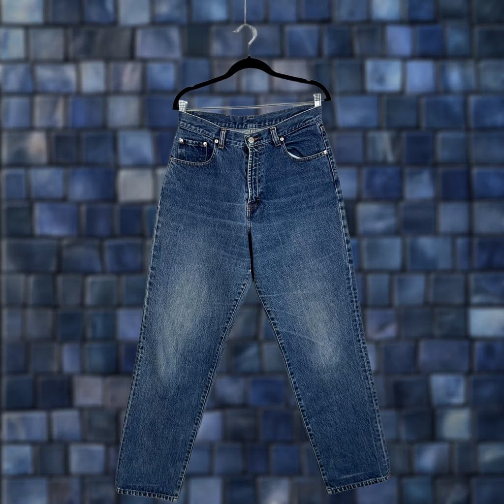 Ralph Lauren Vintage Ralph Lauren Jeans Mens 32 Blue Denim Tapered Distressed 90s Polo Jeans Size US XS / EU 42 / 0 - 1 Thumbnail