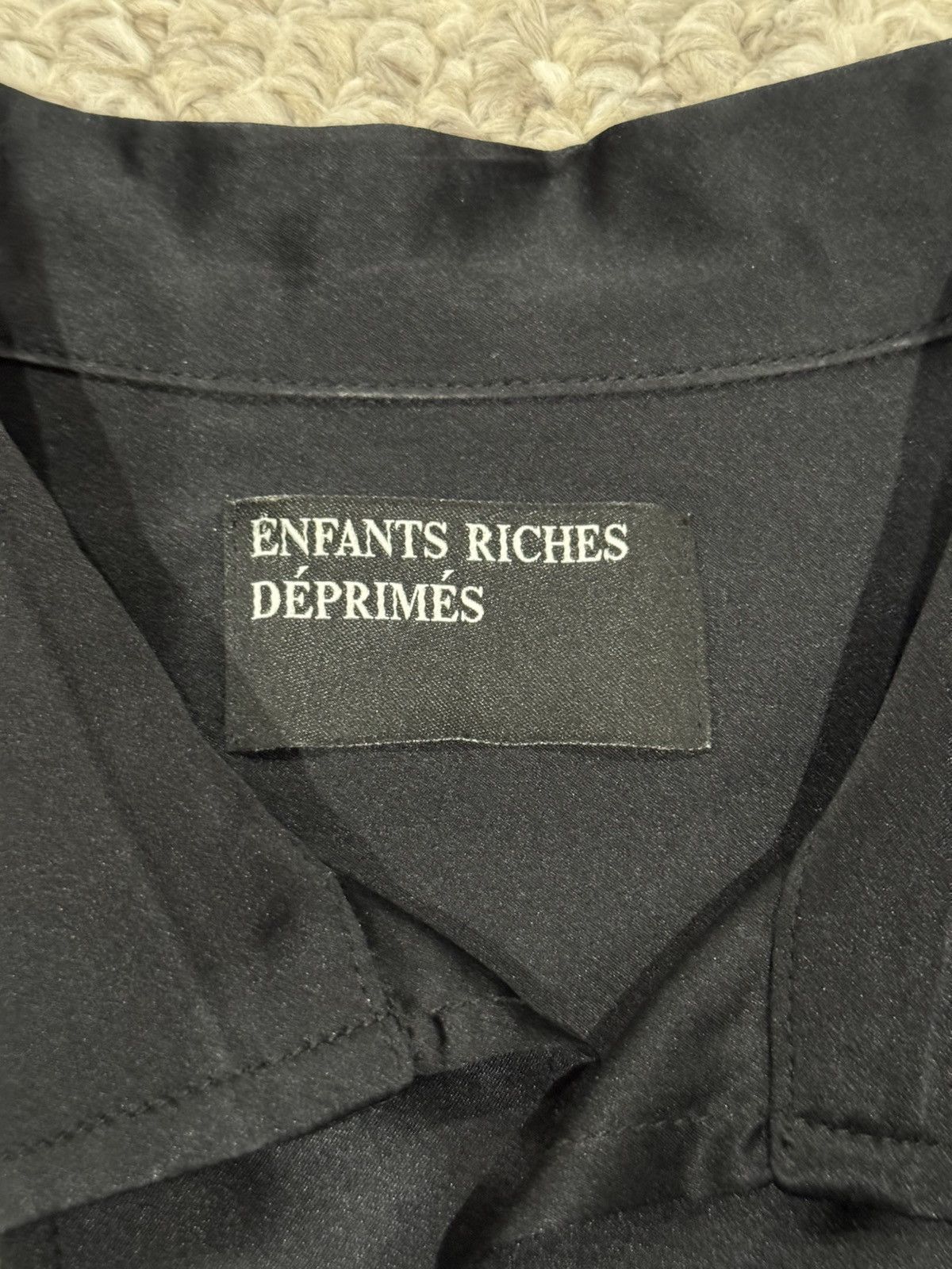 Enfants Riches Deprimes Silk Floral Shirt With Jacquard Inset Size US M / EU 48-50 / 2 - 4 Thumbnail