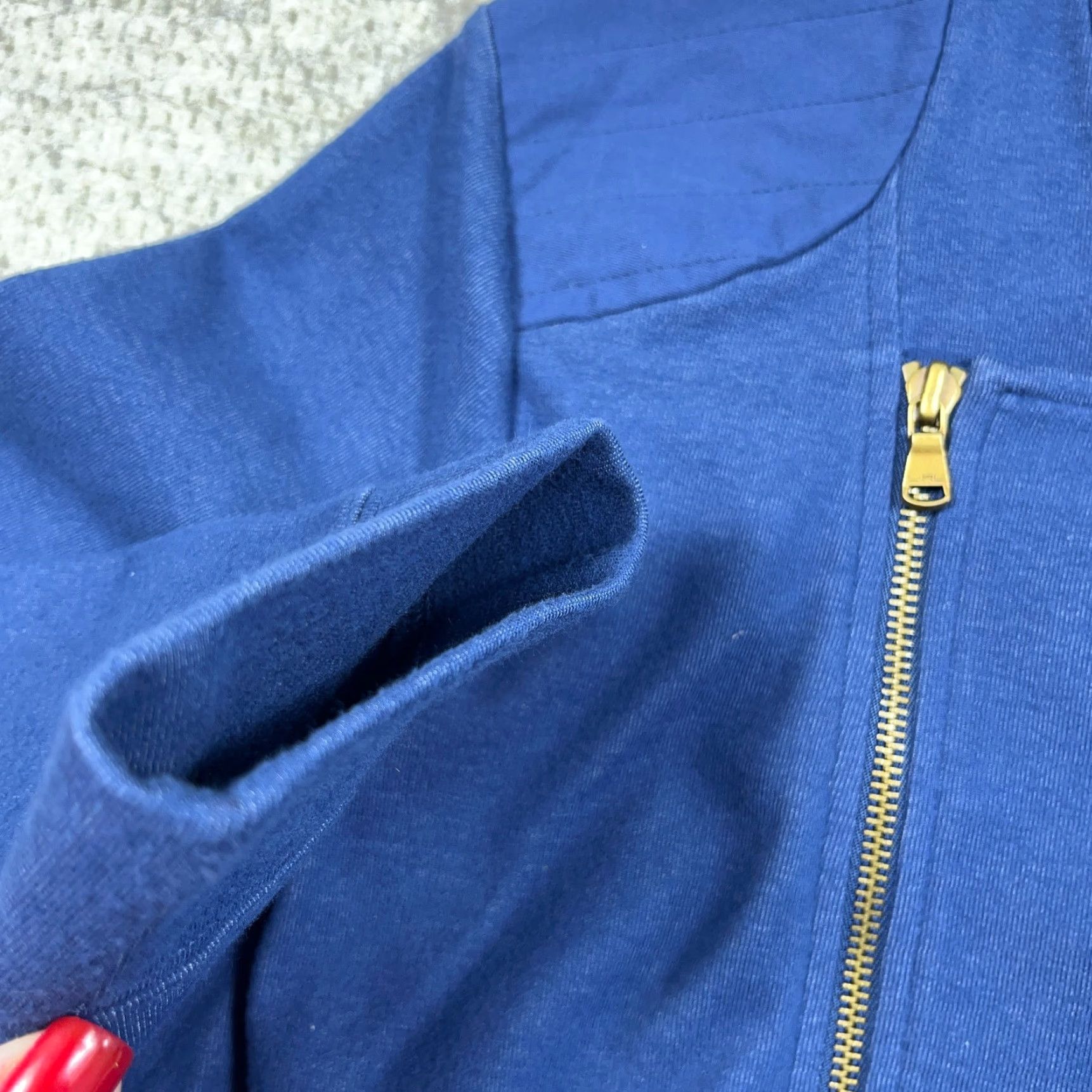 Ralph Lauren Lauren Ralph Lauren Jacket Women 2X Blue Full Zip Lightweight Mock Neck LRL Size XXL / US 16-18 / IT 52-54 - 4 Thumbnail