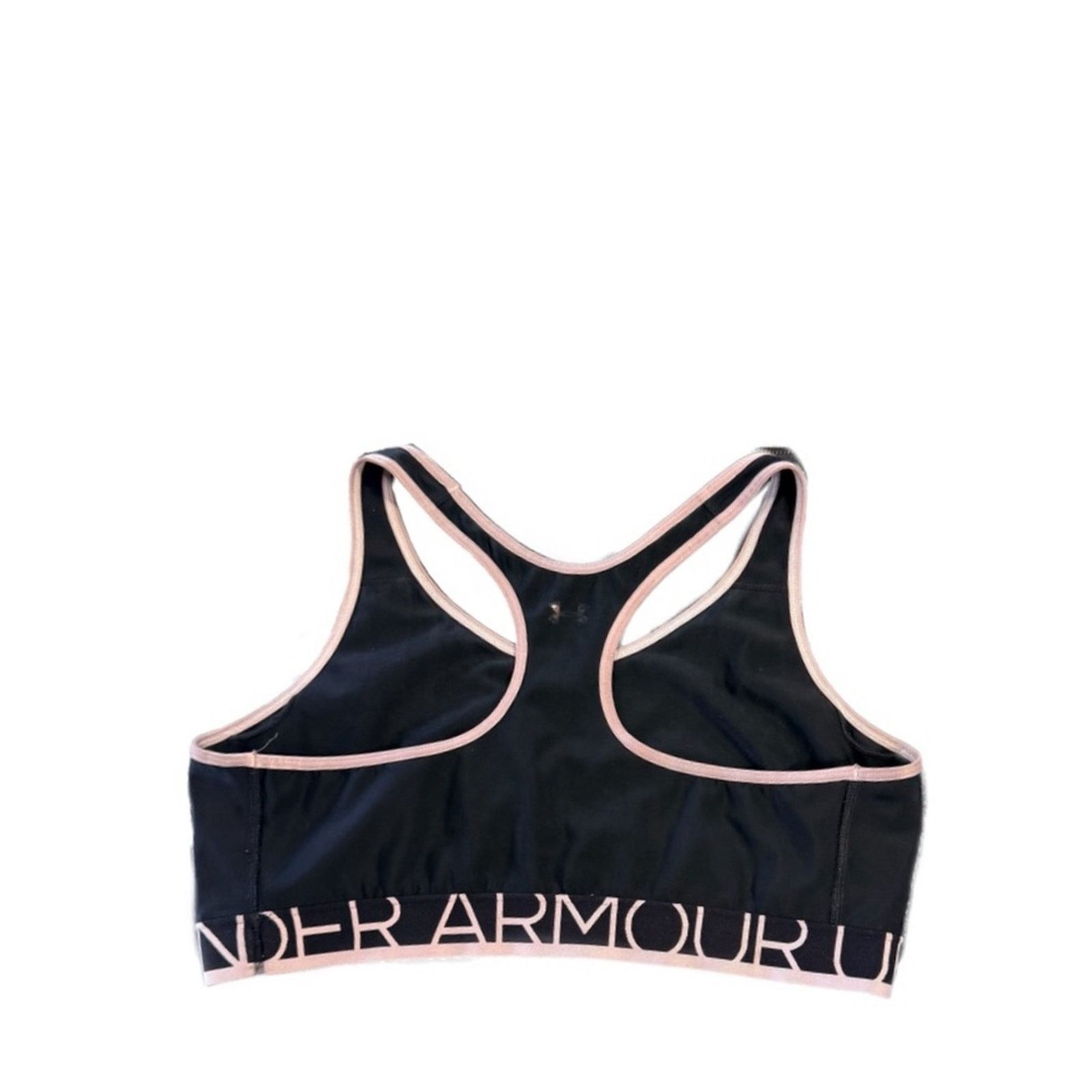 Under Armour Under Armour Black & Pink Racerback Sports Bra Size M / US 6-8 / IT 42-44 - 2 Thumbnail