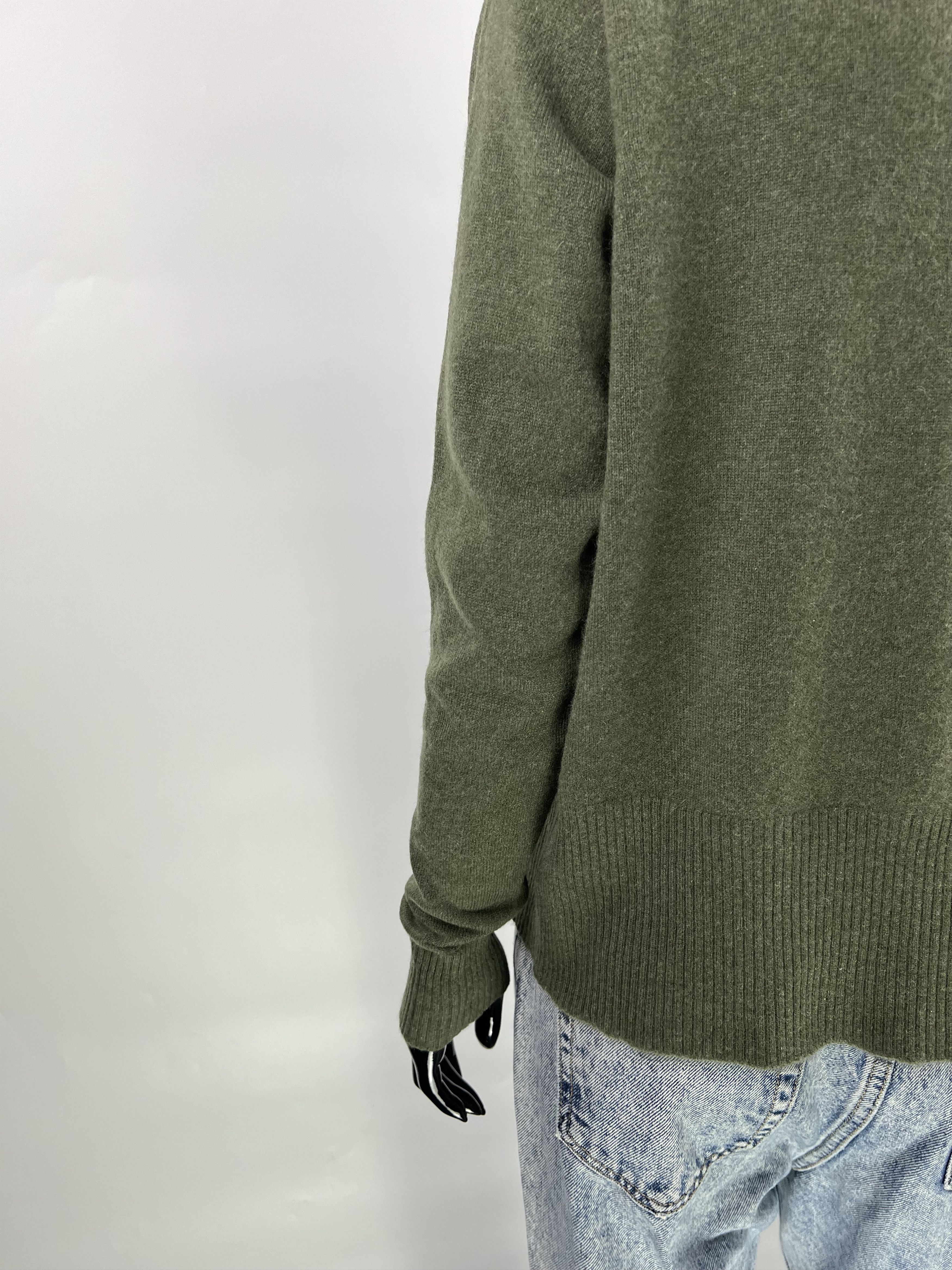 Designer Denner London 100% Cashmere Turtleneck Sweater Size M/L Size M / US 6-8 / IT 42-44 - 11 Thumbnail