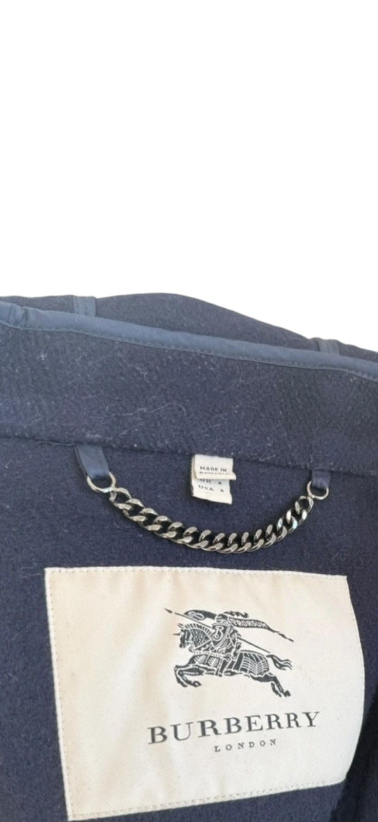 Burberry Coat Burberry Wool Size S / US 4 / IT 40 - 10 Thumbnail