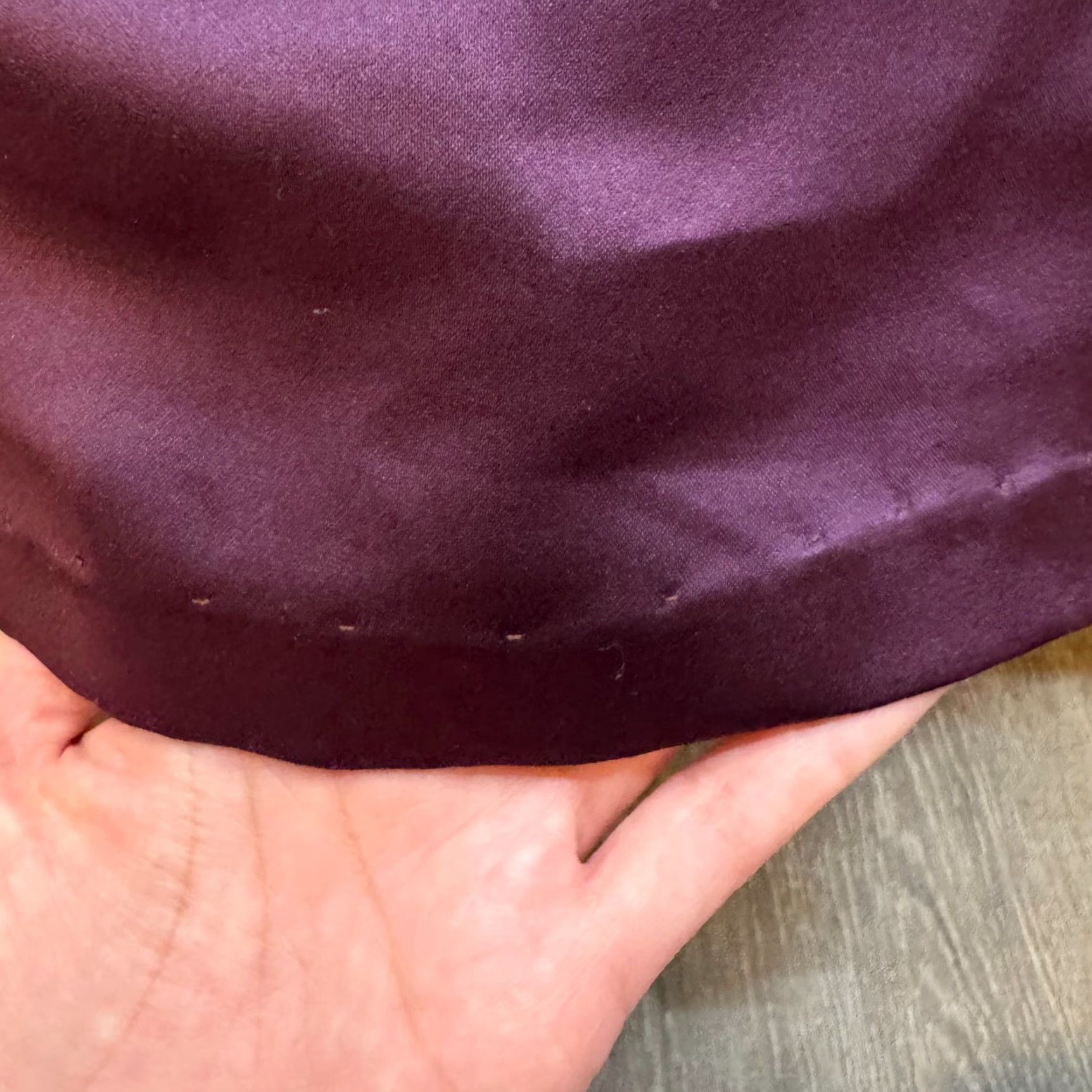 Vintage VINTAGE 90s Y2K Betsy & Adam Prom Dress 12 Large Plum Purple Velvet Satin Eveningwear Ball Gown Girls Womens Size XL / US 12-14 / IT 48-50 - 6 Thumbnail