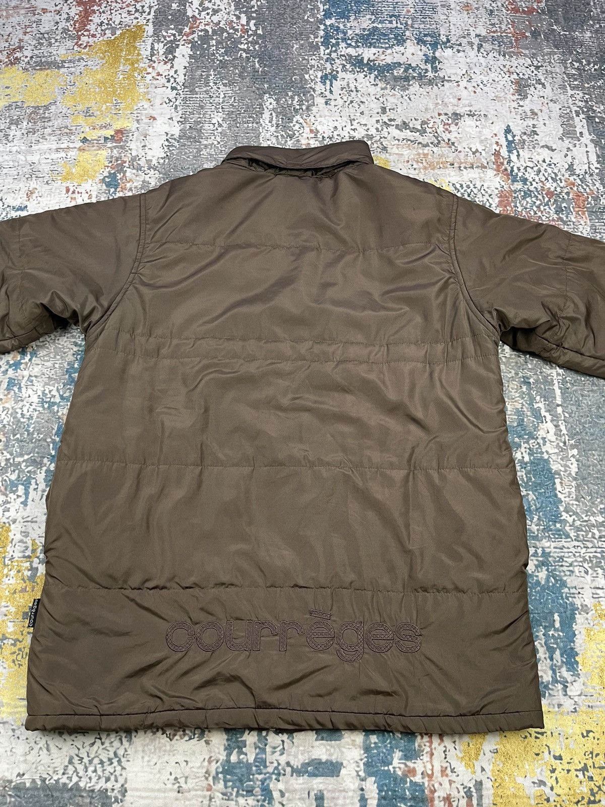 Courreges Courreges Back Hit Logo Zipper Down Jackets Size US XS / EU 42 / 0 - 2 Thumbnail