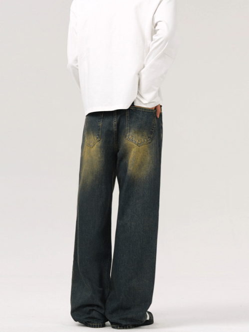 Japanese Brand Trendy retro washed distressed high street jeans y2k Size US 32 / EU 48 - 4 Thumbnail