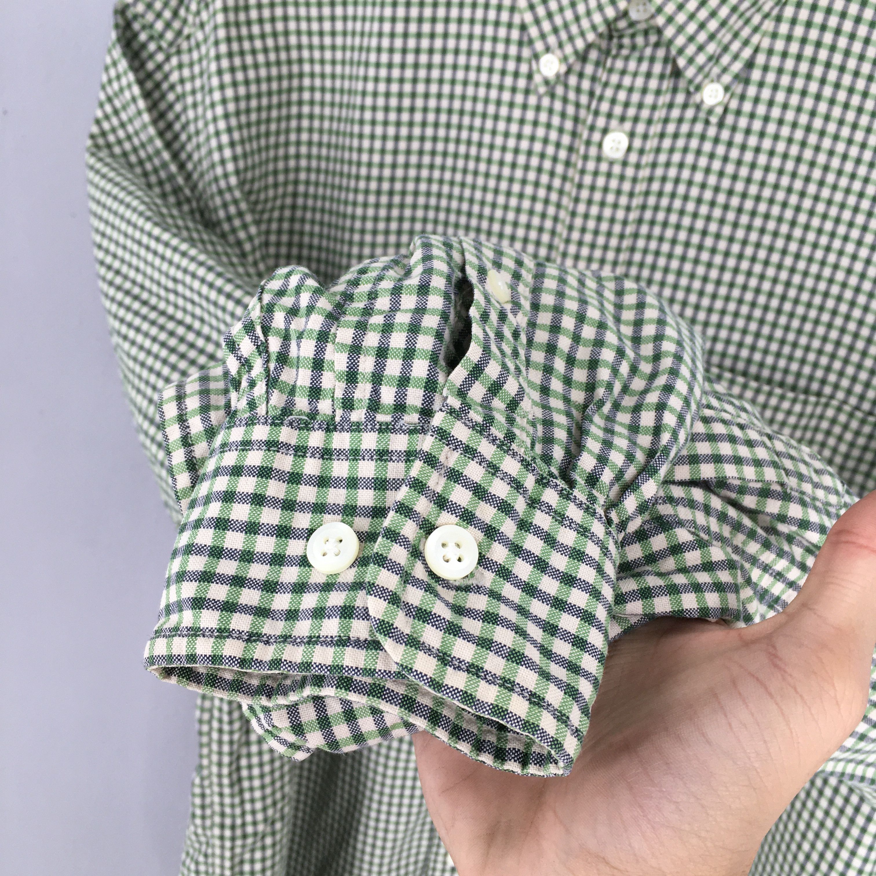 Flannel Vintage 90s Gap Plaid Checkered Flannel Shirt Medium Size US M / EU 48-50 / 2 - 5 Thumbnail