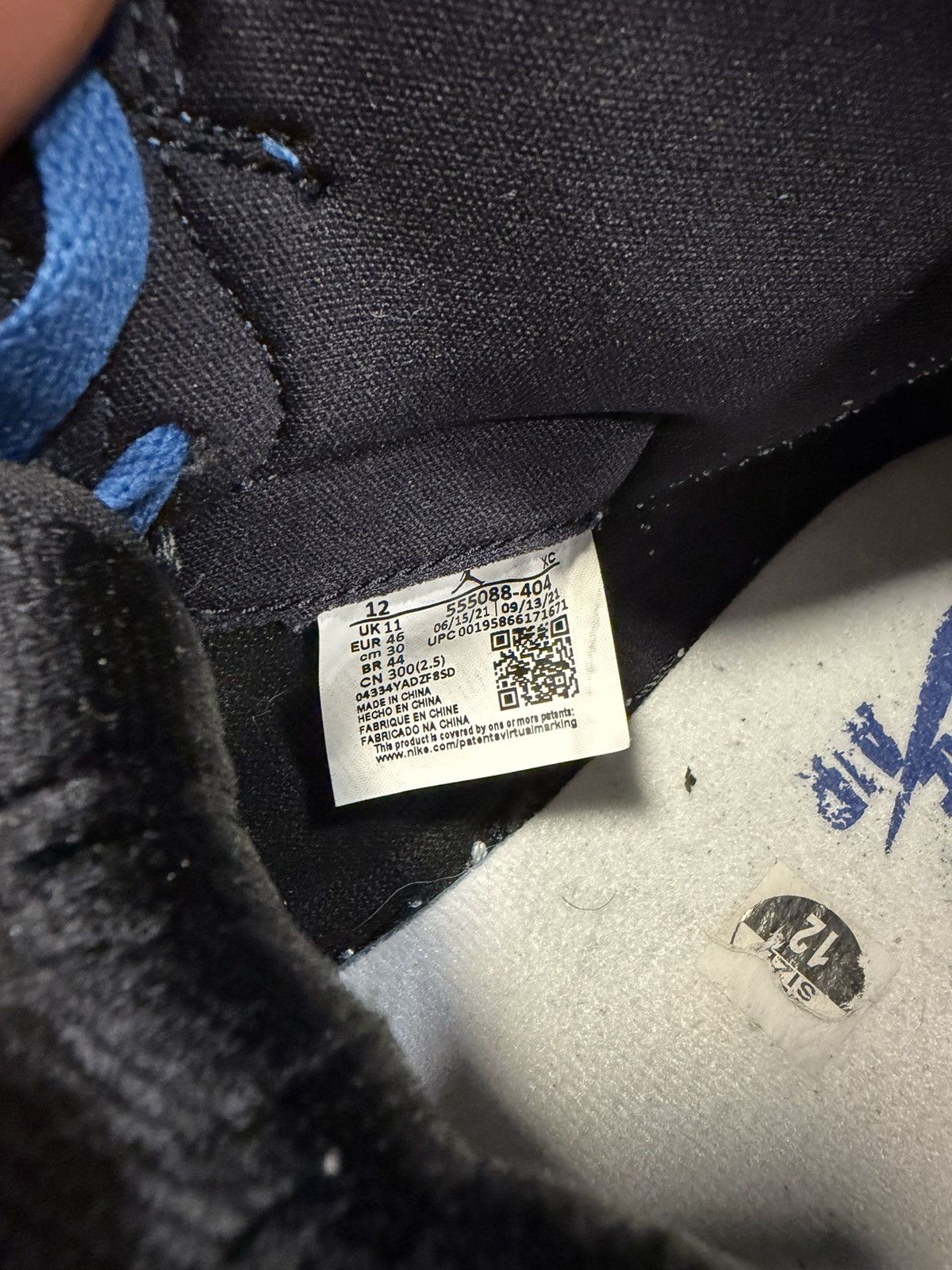 Jordan Brand Jordan 1 Dark Marina Blue Size US 12 / EU 45 - 6 Thumbnail