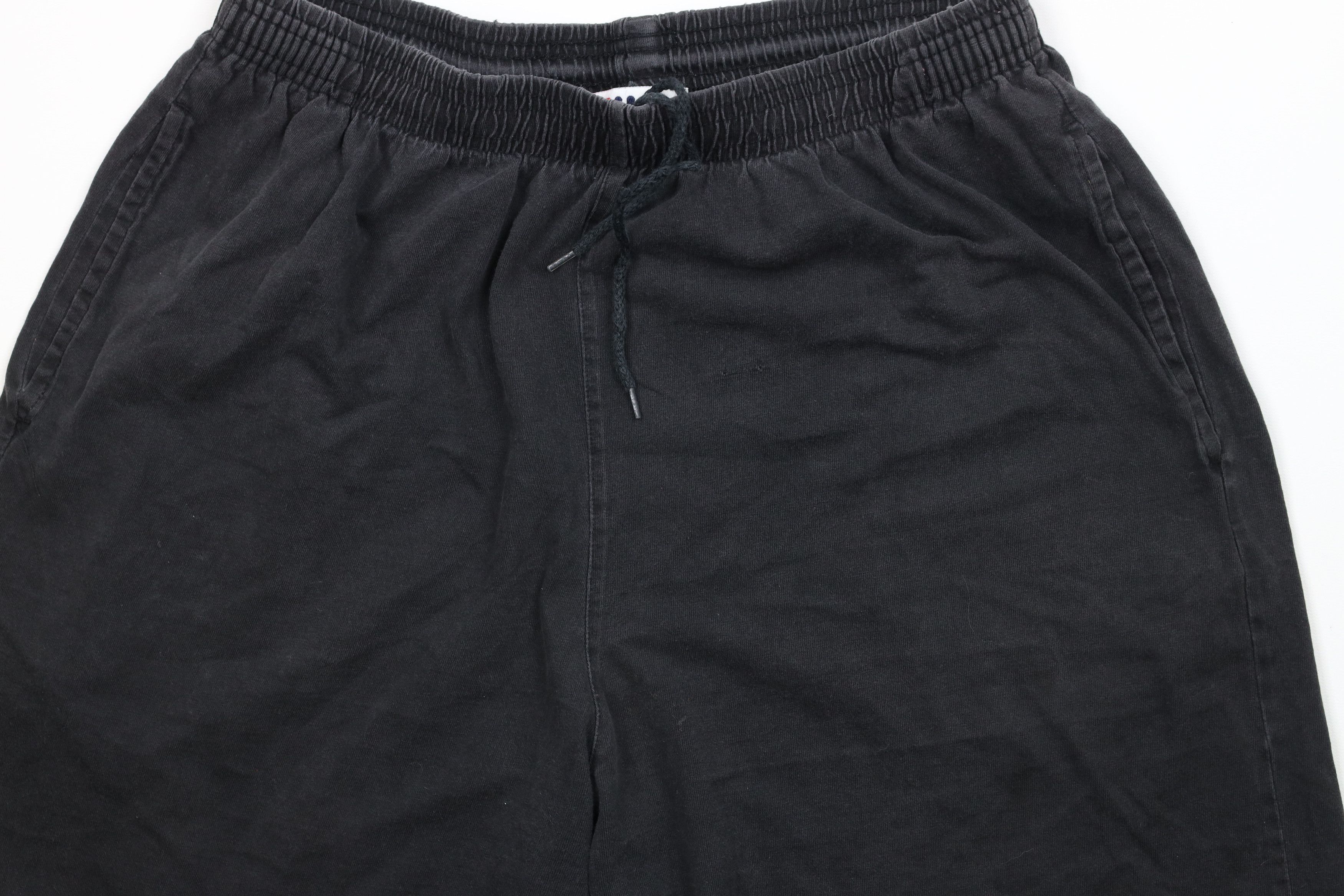 Fila × Vintage Vintage 90s Fila Above Knee Shorts Black Cotton Size US 32 / EU 48 - 3 Thumbnail