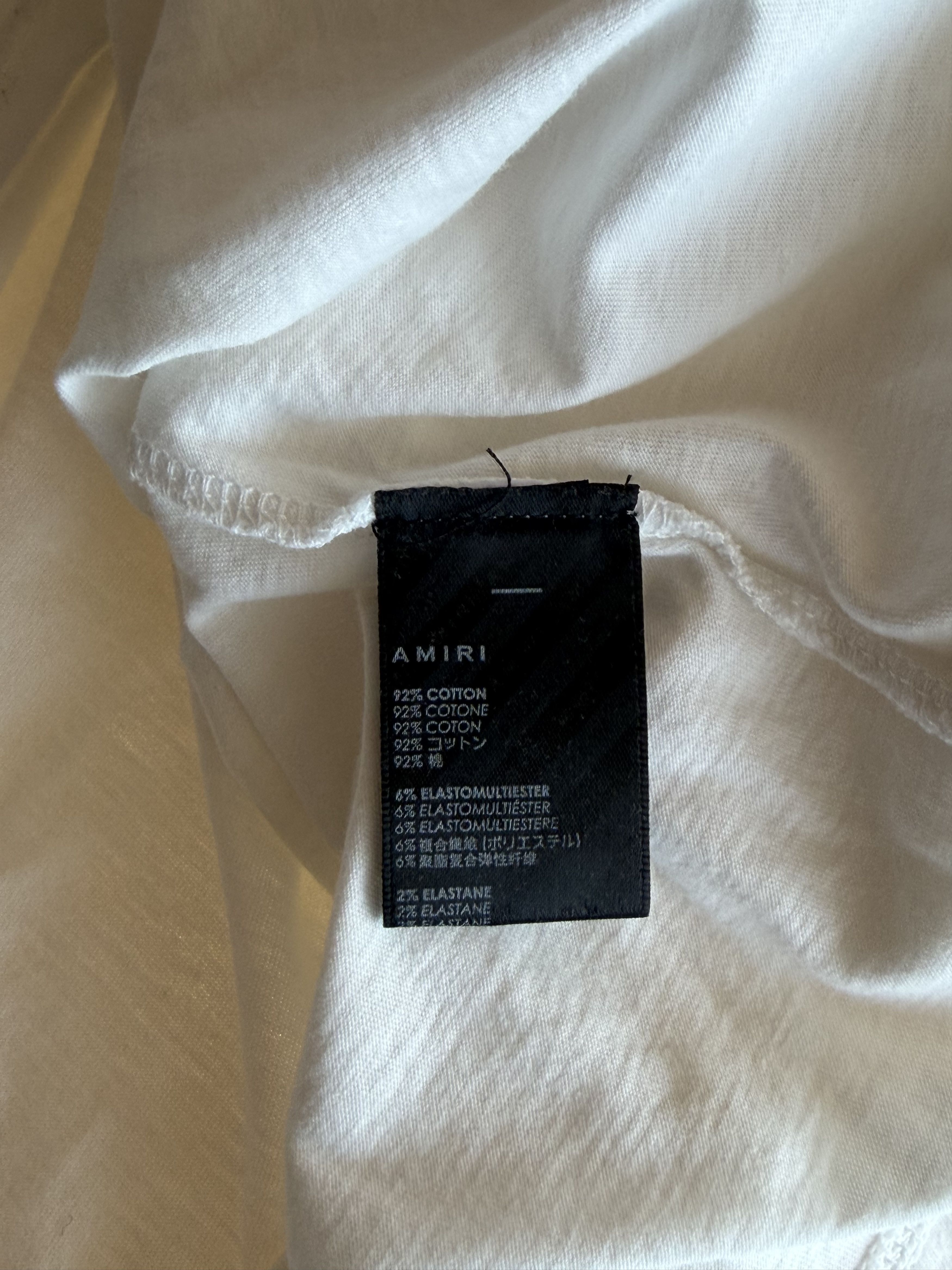 Amiri Amiri White & Black MA Core Logo T-Shirt Size US XL / EU 56 / 4 - 4 Thumbnail
