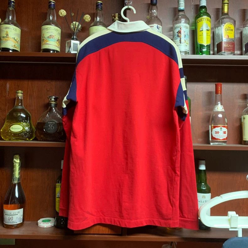 Gucci Gucci Red tennis racket logo embroidery long sleeves 2502-N Size US S / EU 44-46 / 1 - 2 Thumbnail