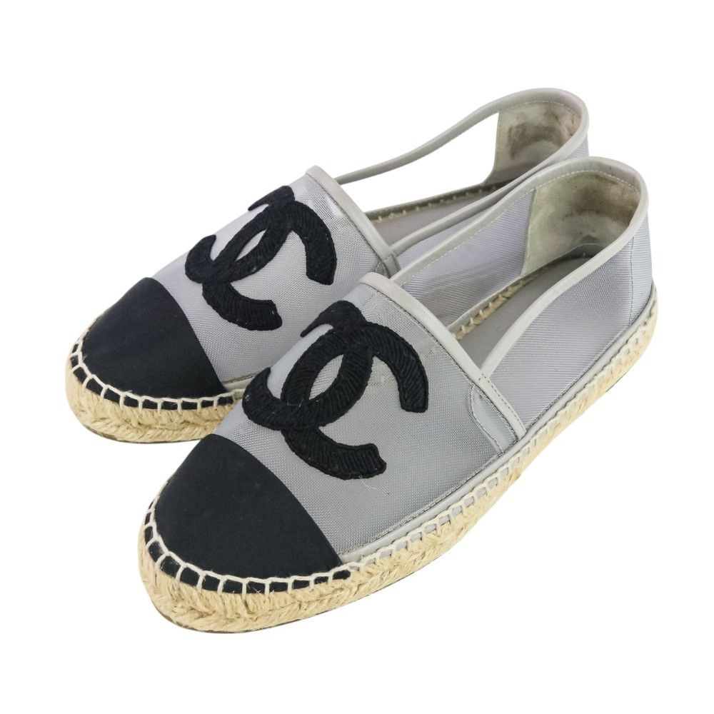 Chanel Chanel Coco Mark Mesh Espadrille Others Shoes G34651 DUTY FREE for USA