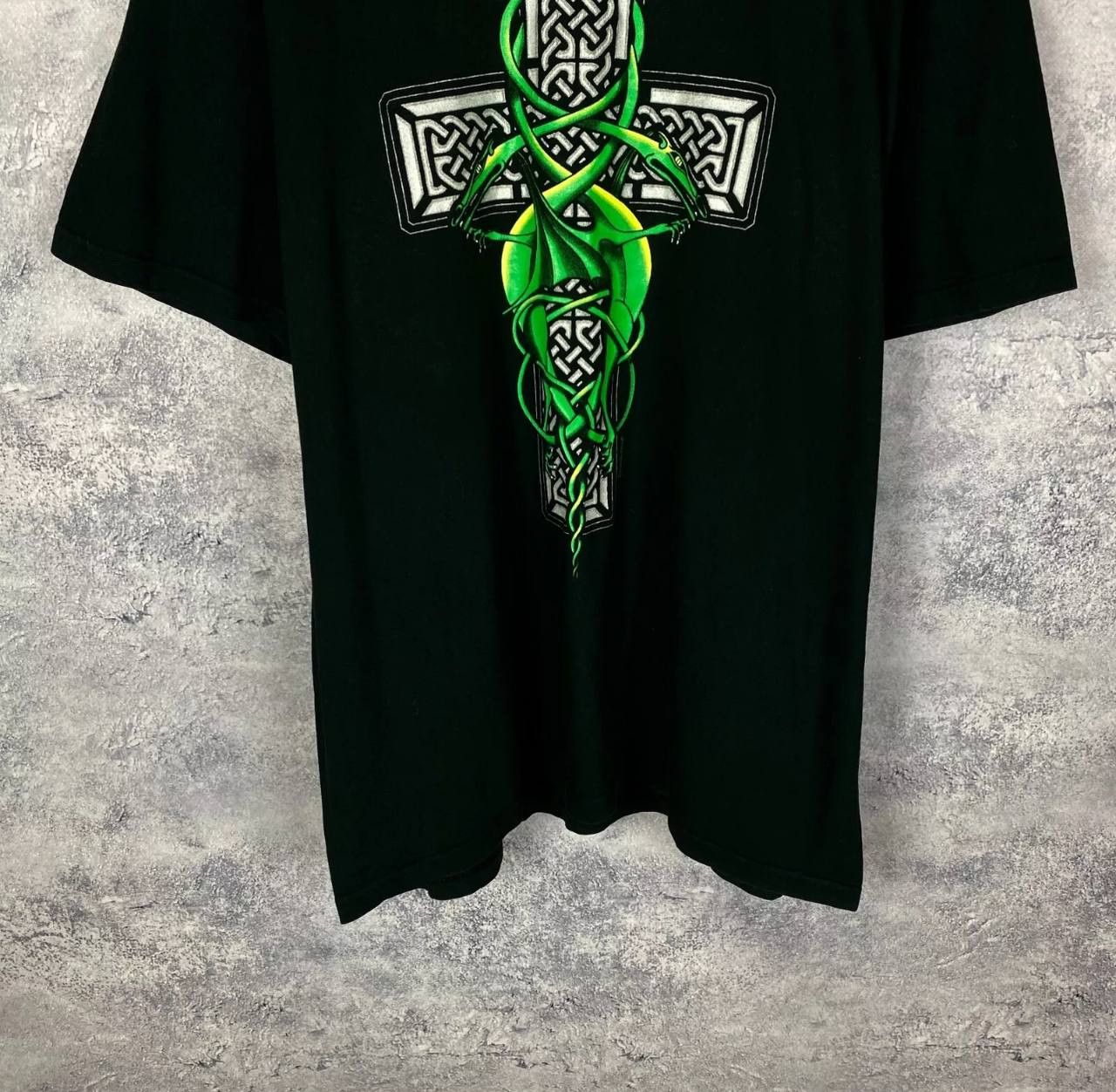Vintage Hewlin Design Dragon Tee Men's Size XL Black Short Sleeve ` Size US XL / EU 56 / 4 - 3 Thumbnail