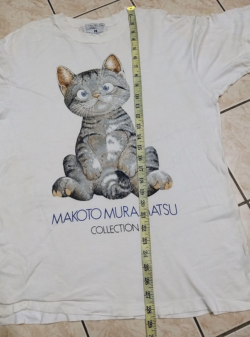 Art Comes First VINTAGE MAKOTO MURAMATSU COLLECTION CAT ART T SHIRT Size US L / EU 52-54 / 3 - 7 Thumbnail