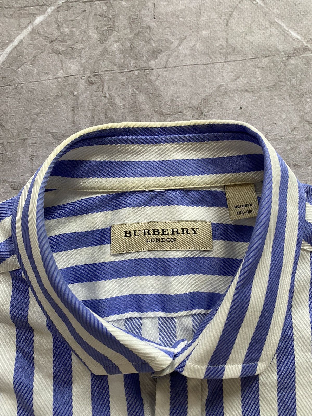 Burberry × Vintage Rare Y2K Burberry London Shirt Button Up Long sleeve Size US M / EU 48-50 / 2 - 6 Thumbnail