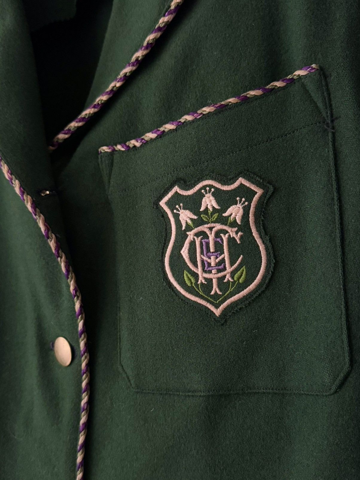 Other Antique ≈1930s European College Women’s Rowing Wool Jacket Size M / US 6-8 / IT 42-44 - 4 Thumbnail