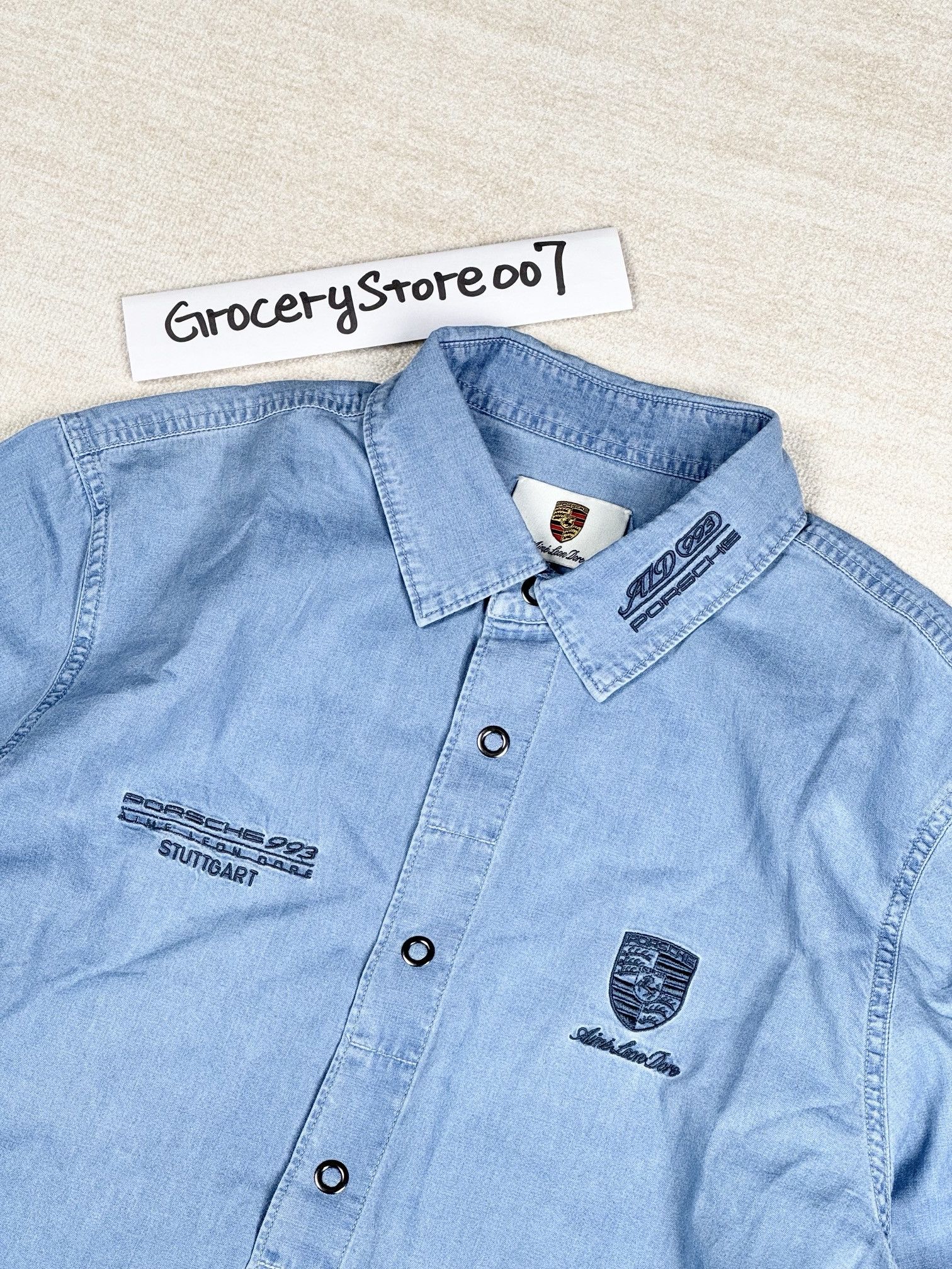 Aime Leon Dore × Porsche Design Aime Leon Dore x Porsche 993 Turbo Mechanic Shirt Size US S / EU 44-46 / 1 - 1 Thumbnail