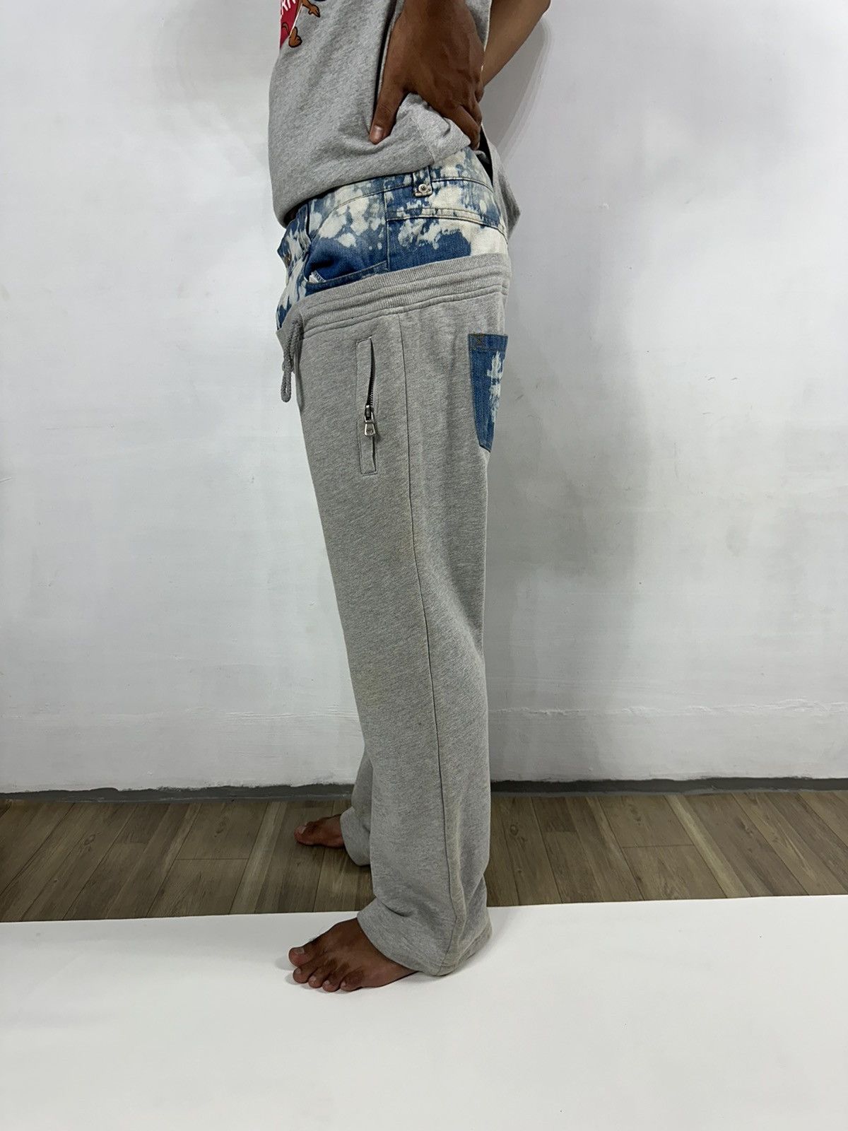 Dolce & Gabbana Dolce & Gabbana Hybrid Denim and Cotton Pants Size US 32 / EU 48 - 19 Thumbnail