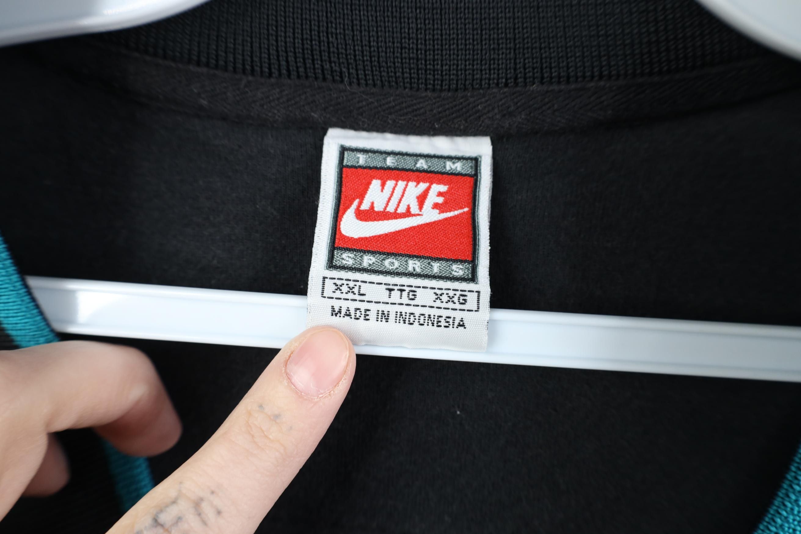 Nike Vintage 90s Nike NBA Basketball Jersey Training Black Teal Size US XXL / EU 58 / 5 - 5 Thumbnail