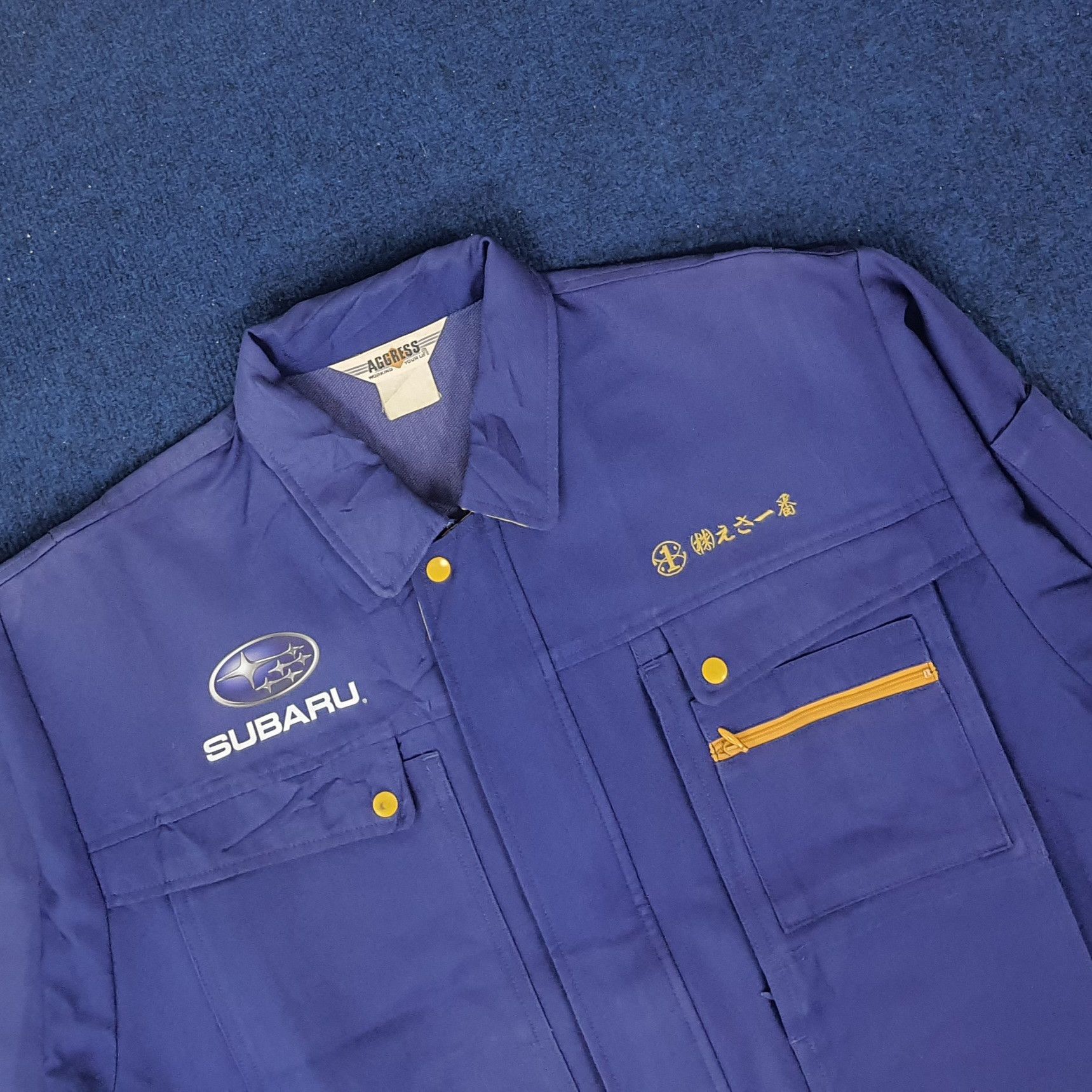 Japanese Brand × Vintage Vintage SUBARU Japan Motorsports Racing Jacket C215N27 Size US M / EU 48-50 / 2 - 4 Thumbnail