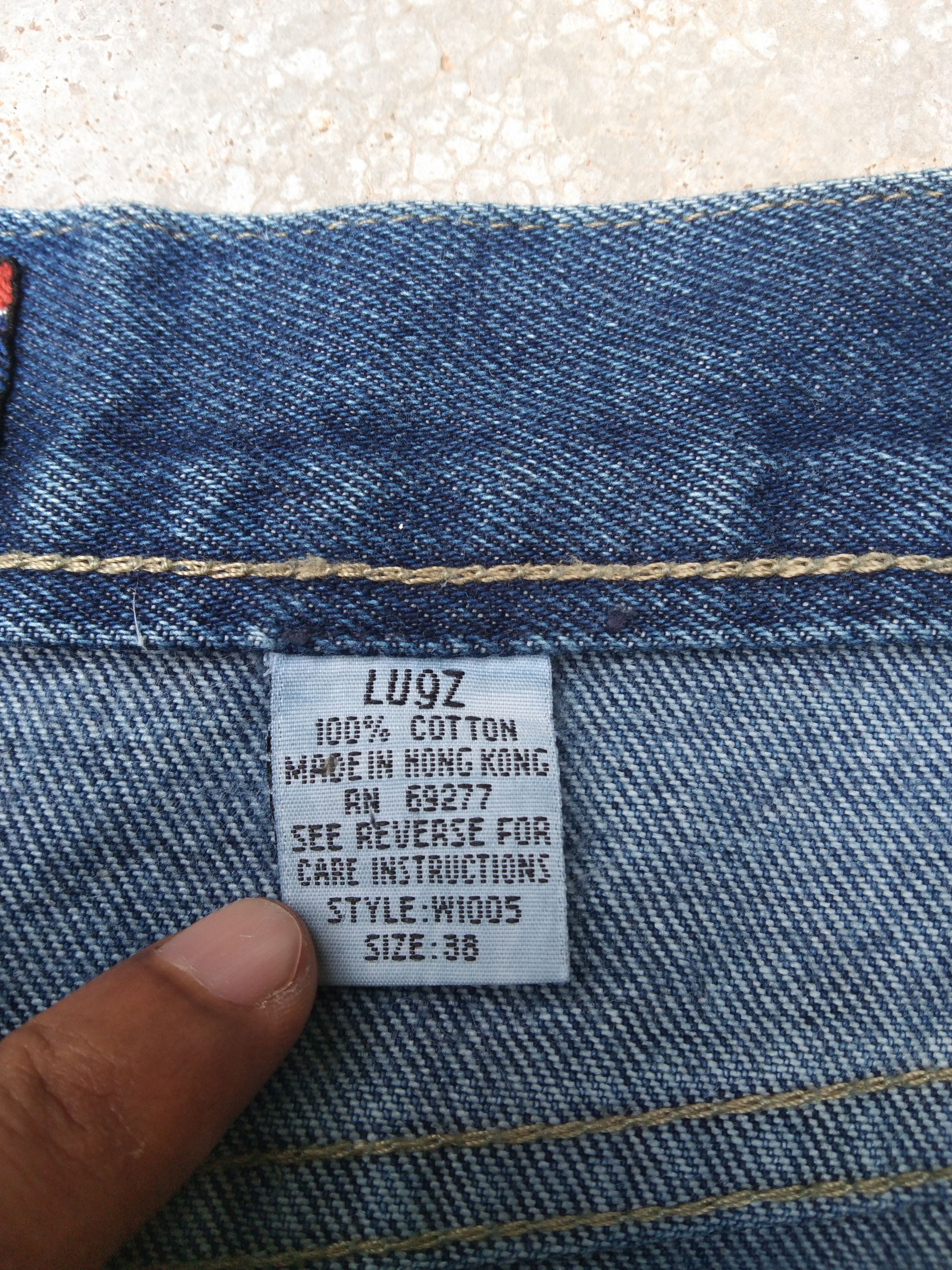 Vintage Vintage Y2k Lugz Straight Leg baggy Skate Jeans 38x32 Size US 38 / EU 54 - 9 Thumbnail