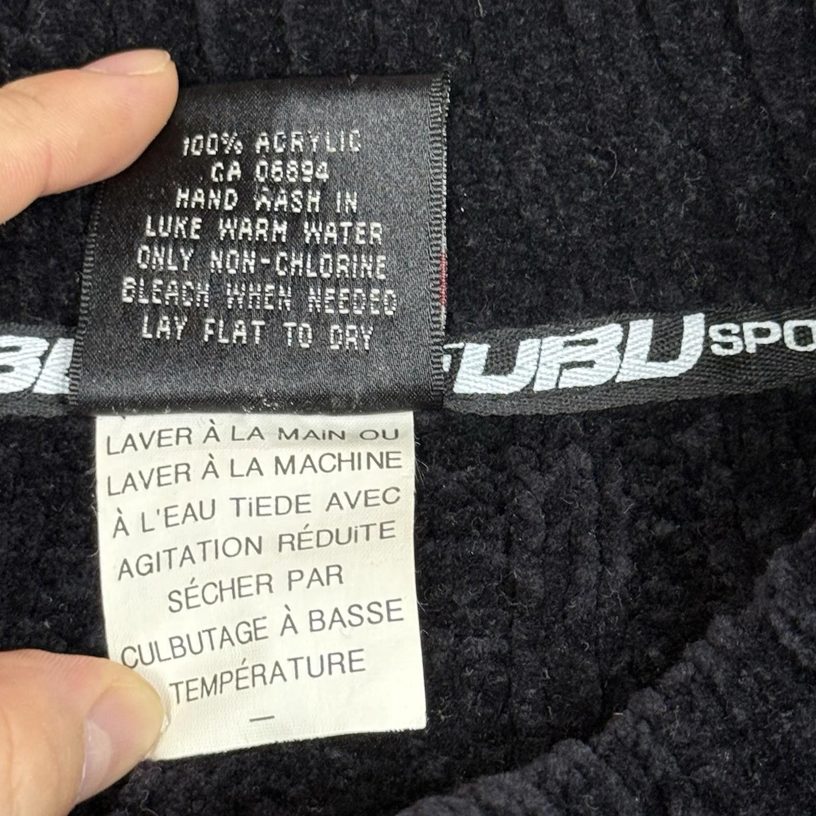 Fubu VTG FUBU Sports Black Chenille Ribbed Sweater Hip-Pop SzXL Size US XL / EU 56 / 4 - 6 Thumbnail