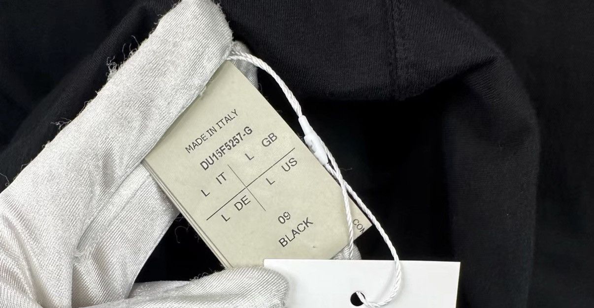 Rick Owens Rick Owens Double-layer Mid-length Short Sleeve Top J42 Size US L / EU 52-54 / 3 - 5 Thumbnail