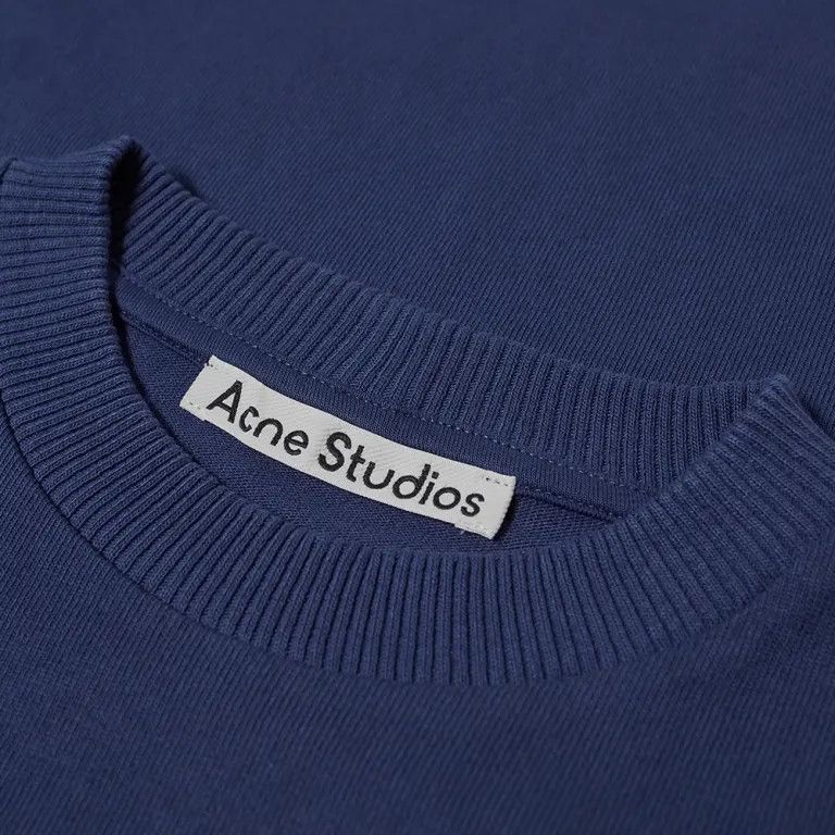 Acne Studios o1y1024 Oversize T-Shirt in Blue Size US XXS / EU 40 - 2 Thumbnail