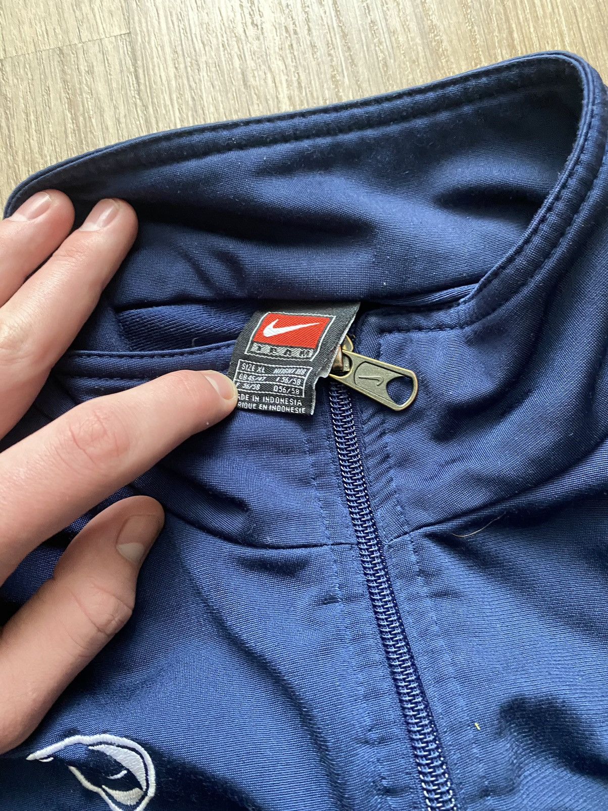 Nike × Vintage Vintage 90's Nike Y2K Style Logo Baggy Track Suit Drip Size US XL / EU 56 / 4 - 4 Thumbnail