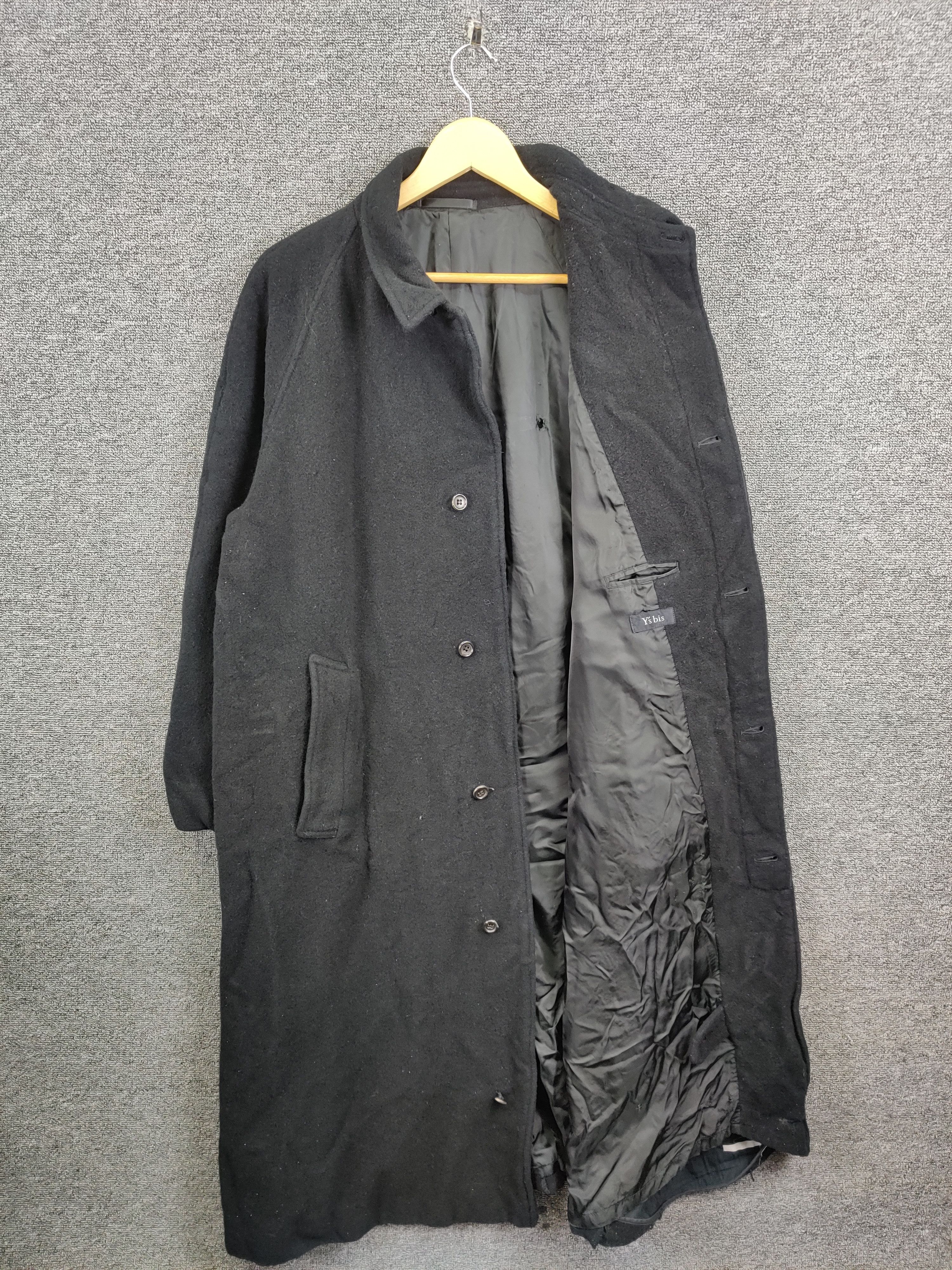 Yohji Yamamoto Vintage Yohji Yamamoto Y's Bis Soft Wool Long Coat Size US L / EU 52-54 / 3 - 6 Thumbnail