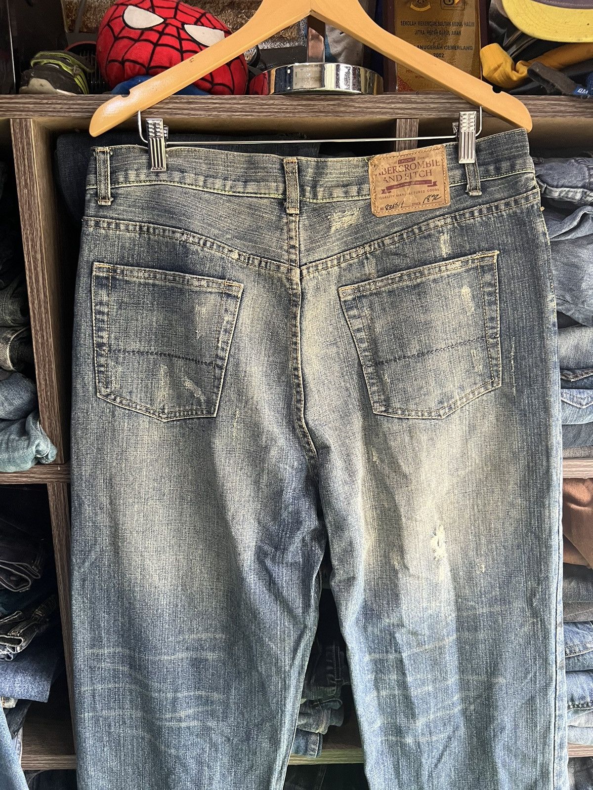 Abercrombie & Fitch 🔥Abercrombie & Fitch Boot Cut Distressed Denim Size US 36 / EU 52 - 13 Thumbnail