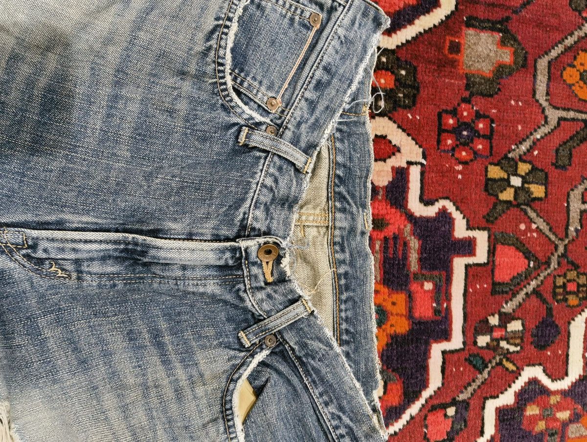 Edwin Vintage Edwin 505 Selvedge Distressed Denim Grunge Rock Size US 32 / EU 48 - 6 Thumbnail