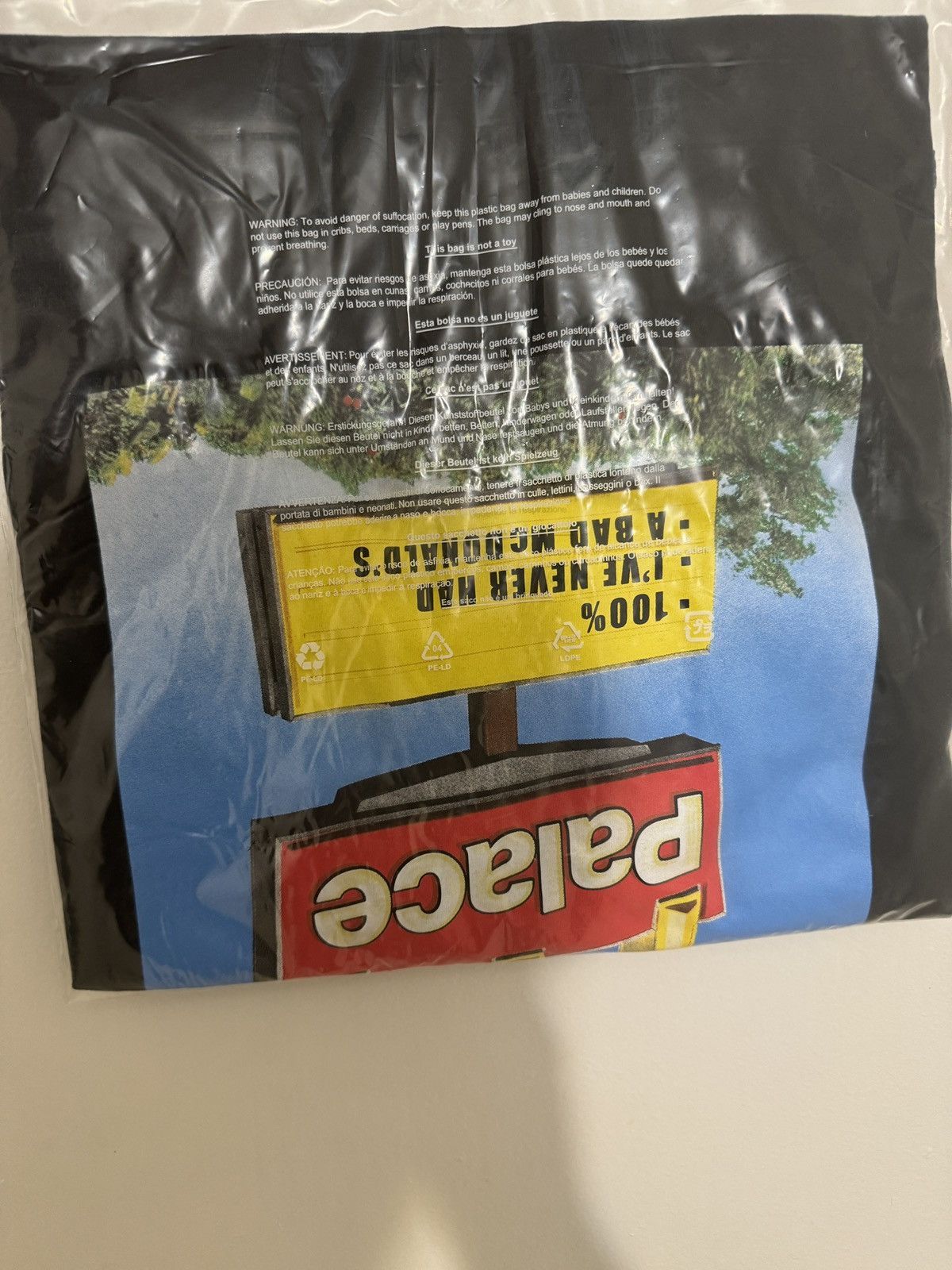Palace × Vintage Palace X McDonald’s Logo Black Shirt Brand New In Bag Size M Size US M / EU 48-50 / 2 - 2 Thumbnail