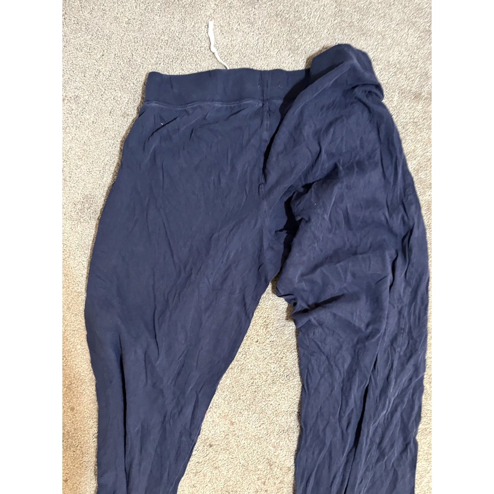 J.Crew J.Crew Pajama Pants Womens Small Navy Blue Jersey Cotton Lounge Sleepwear Size S / US 4 / IT 40 - 4 Thumbnail
