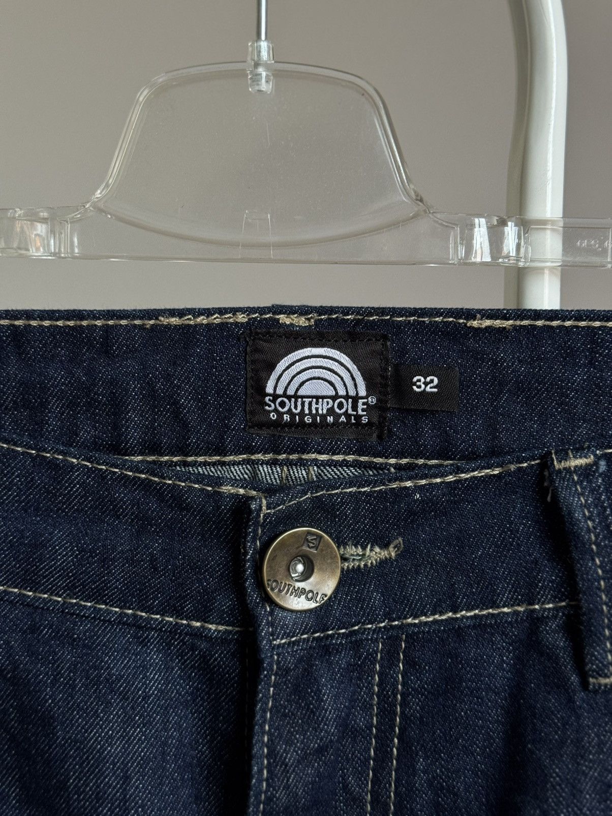 Southpole Crazy Vintage Y2K Baggy Southpole Jeans Skater Opium USA Size US 32 / EU 48 - 3 Thumbnail