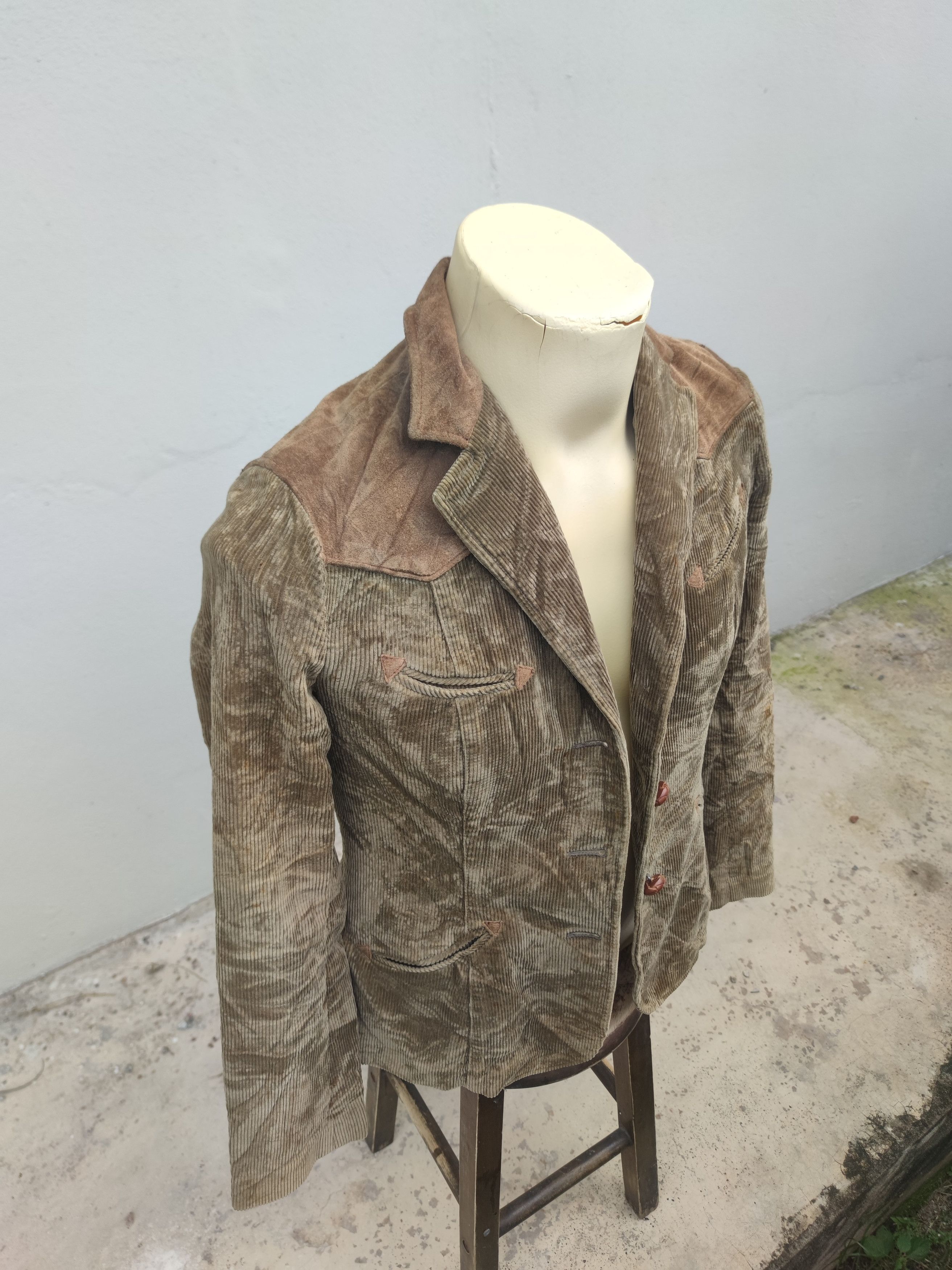 Ralph Lauren Vintage Ralph Lauren Western Corduroy Blazer Size S / US 4 / IT 40 - 10 Thumbnail