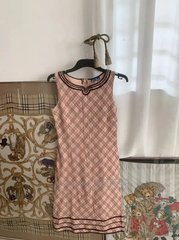 Burberry Burberry Women's Fibercotton Dress in Orange-Pink. Size M / US 6-8 / IT 42-44 - 1 Thumbnail