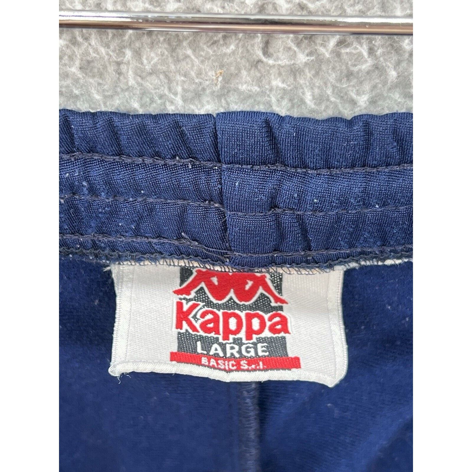 Kappa Kappa Tape Logo Lampas Blue Athletic Shorts Men’s Size Large Size US 34 / EU 50 - 3 Thumbnail