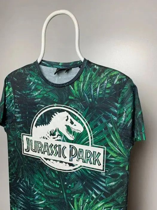 Band Tees Jurassic park T-shirt movie vintage size S green big logo Size US S / EU 44-46 / 1 - 2 Thumbnail