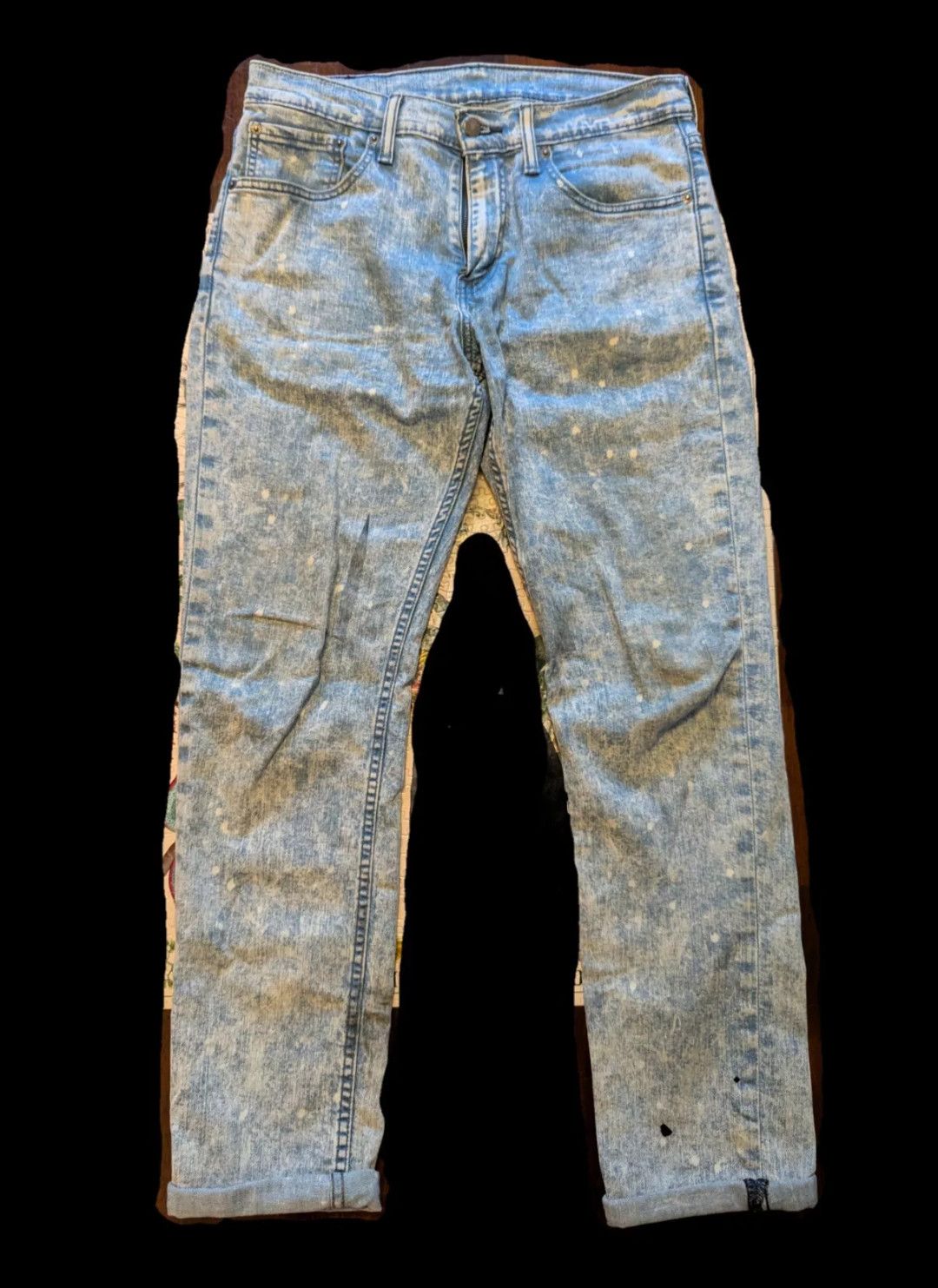 Levi's Levis 511 Jeans 31x32 Bleach Acid Wash Pants Size US 31 - 1 Thumbnail