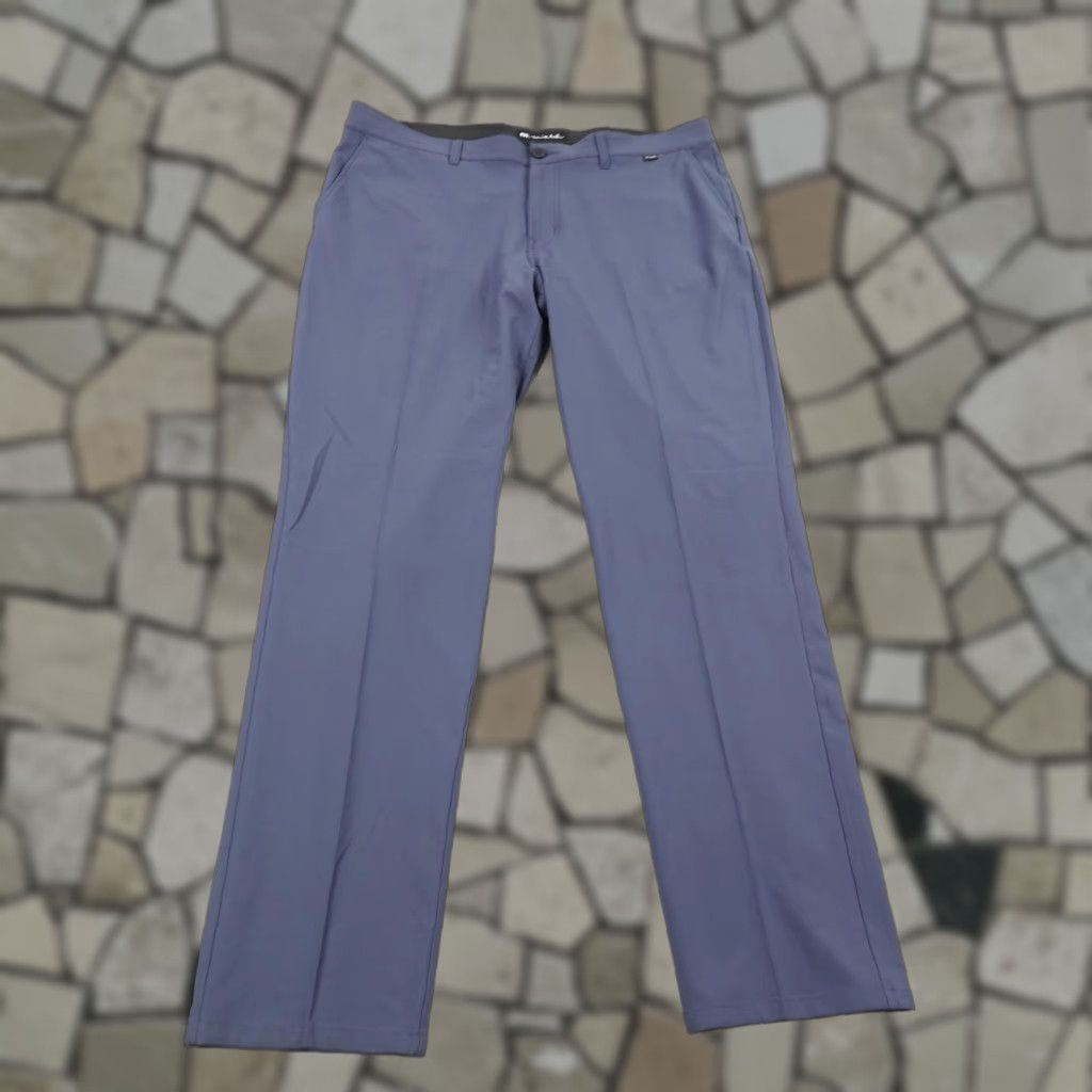 TravisMathew Travis Mathew Pants Mens 38 Blue Performance Chino Slacks Straight Leg Flex Golf Size US 38 / EU 54 - 1 Thumbnail