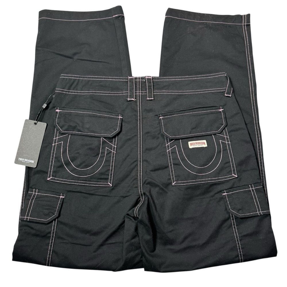 True Religion NWT New $139 True Religion MILITARY SINGLE NEEDLE CARGO Bla Size 30" / US 8 / IT 44 - 4 Thumbnail